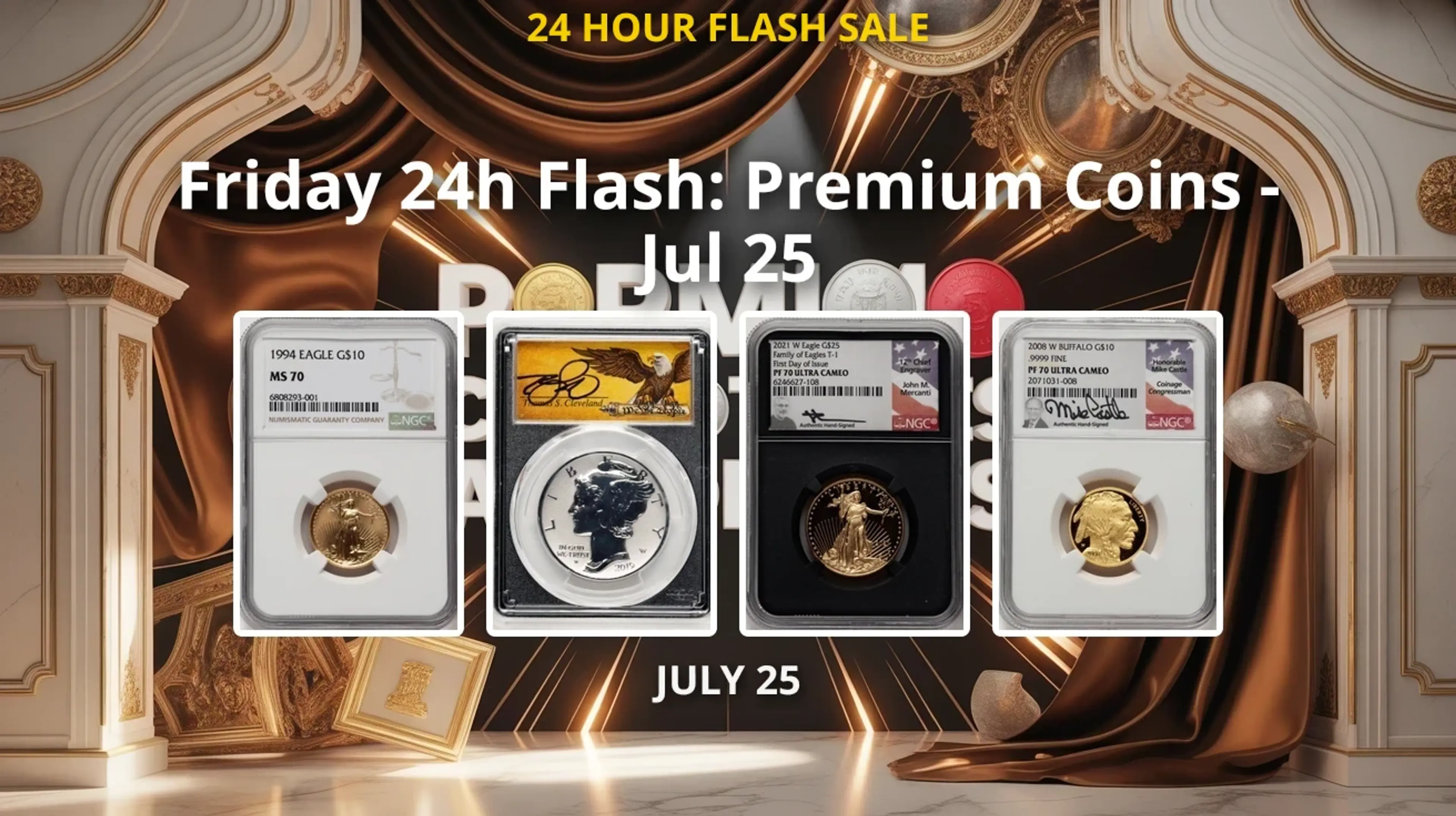 Friday 24h Flash: Premium Coins - Jul 25