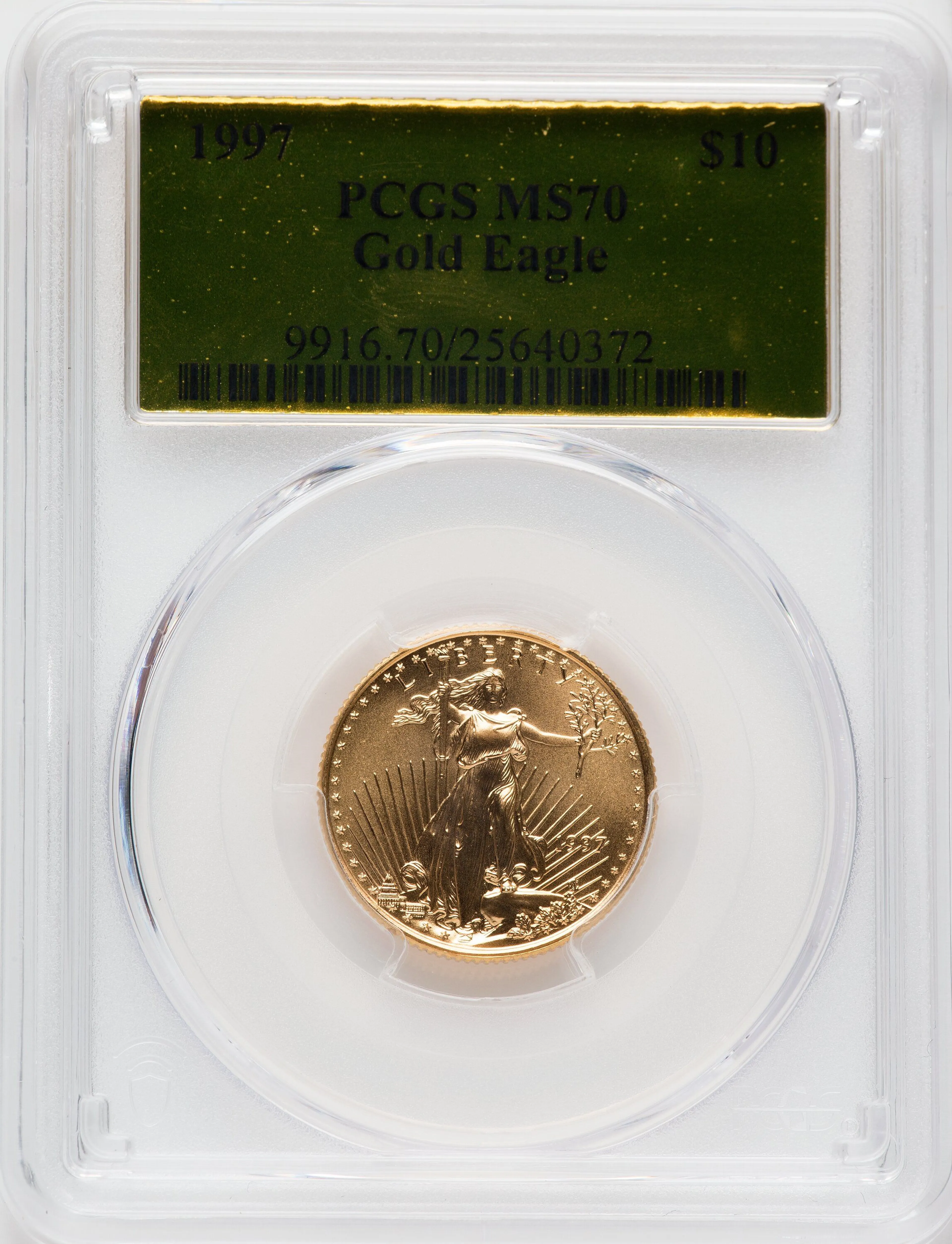1997 $10 Quarter-Ounce Gold Eagle, MS - Image 1