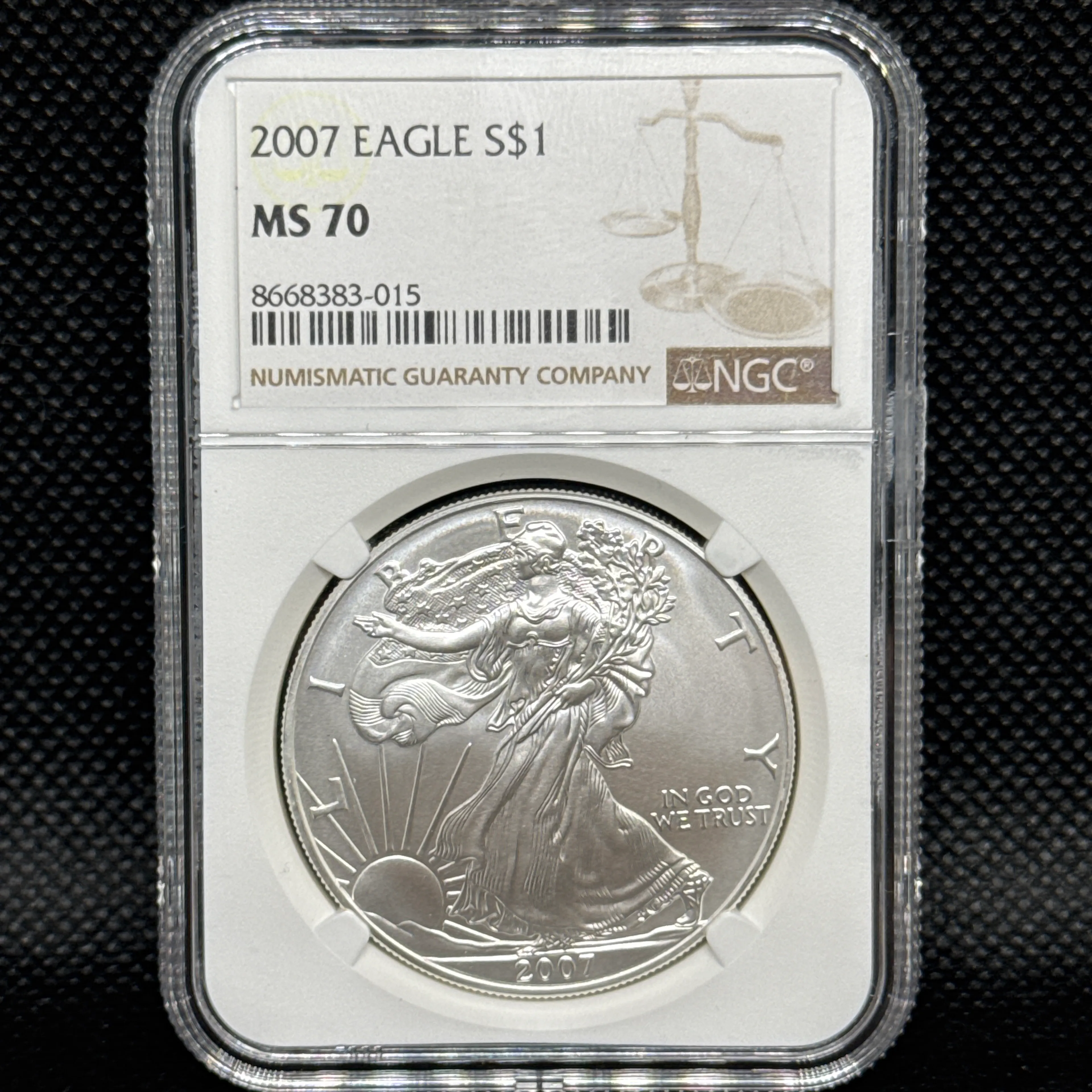 2007 Silver Eagle Brown Label - Image 1