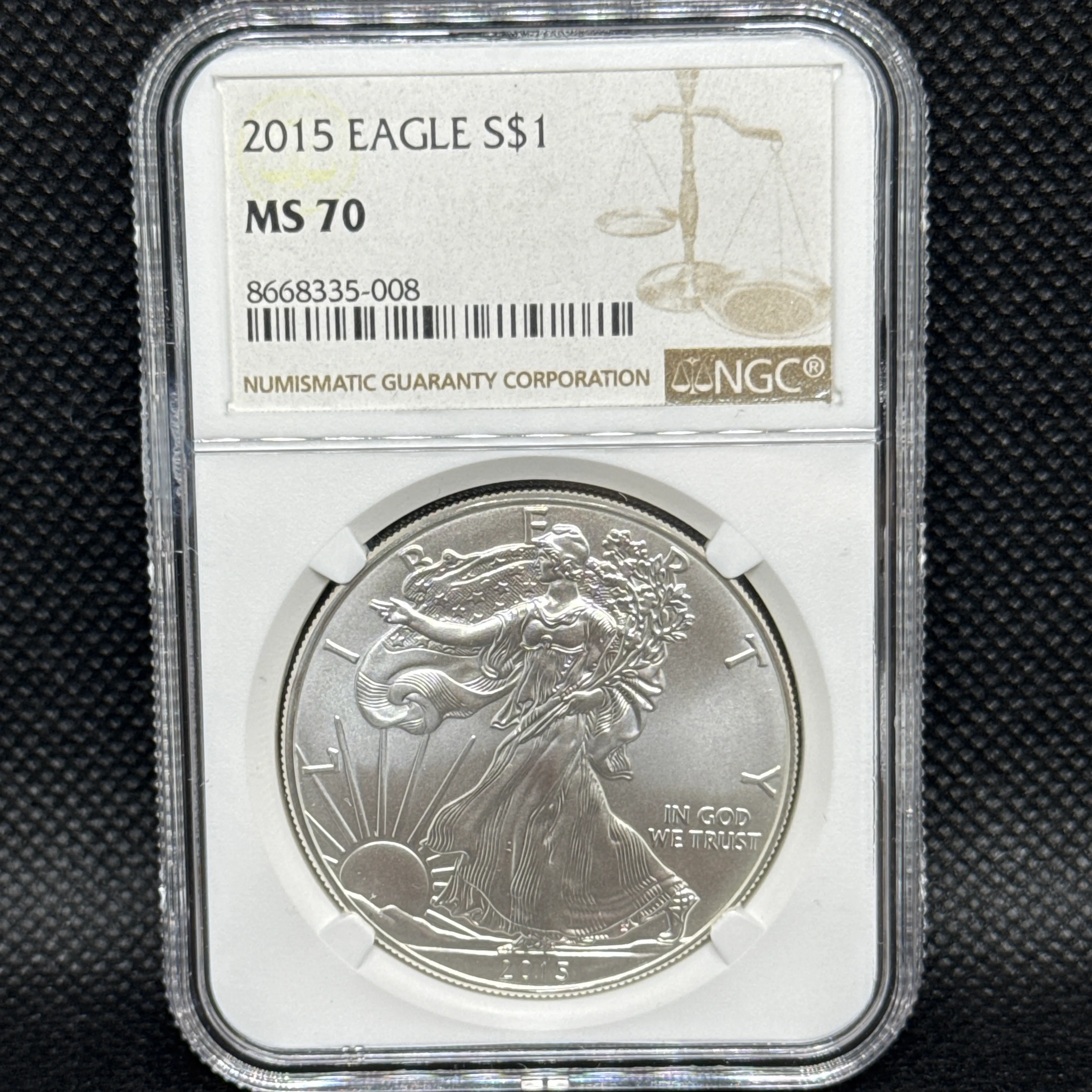 2015 Silver Eagle Brown Label - Image 1