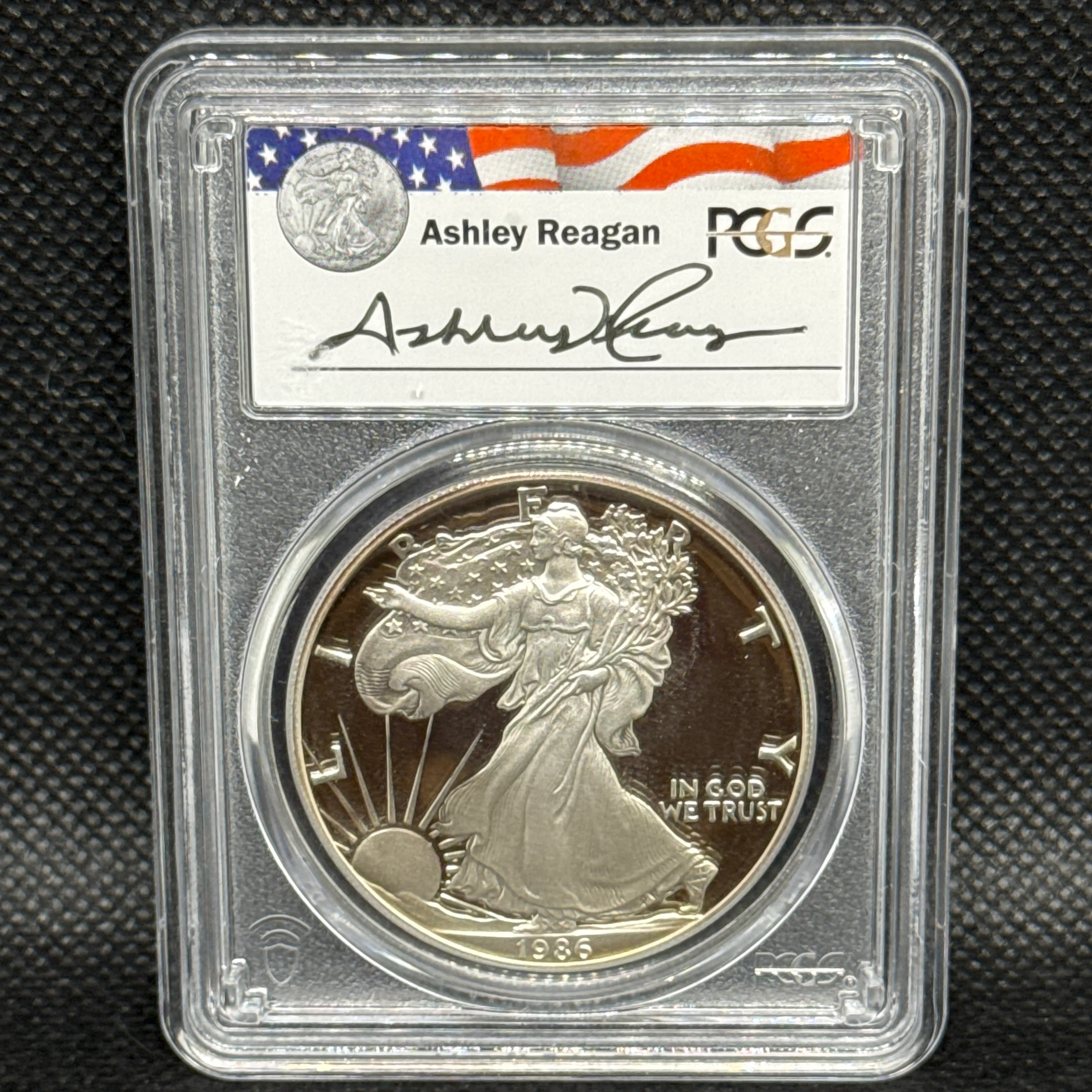 1896-S Silver Eagle Ashley Reagan DCAM - Image 1