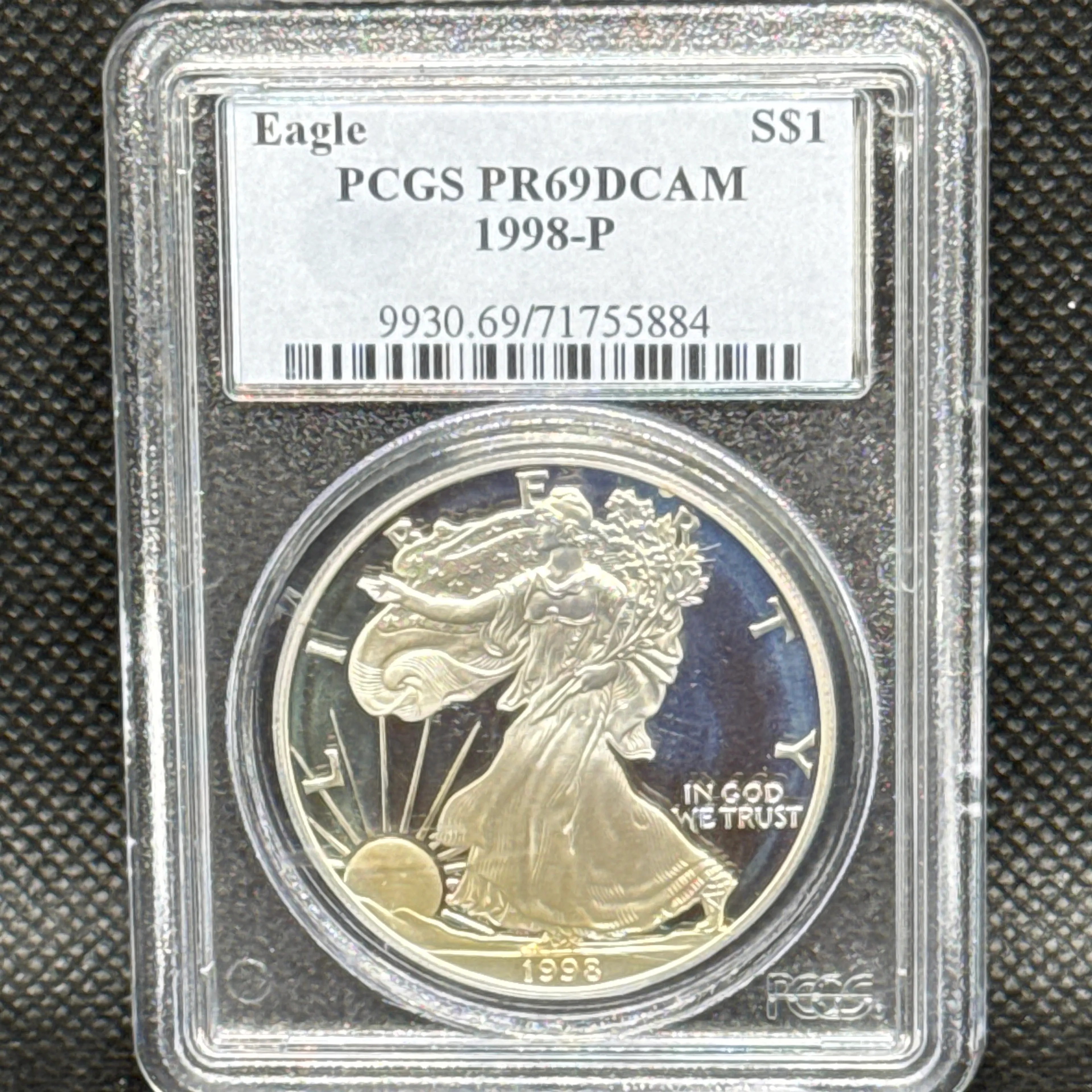 1998-P Silver Eagle PF Ultra Cameo - Image 1