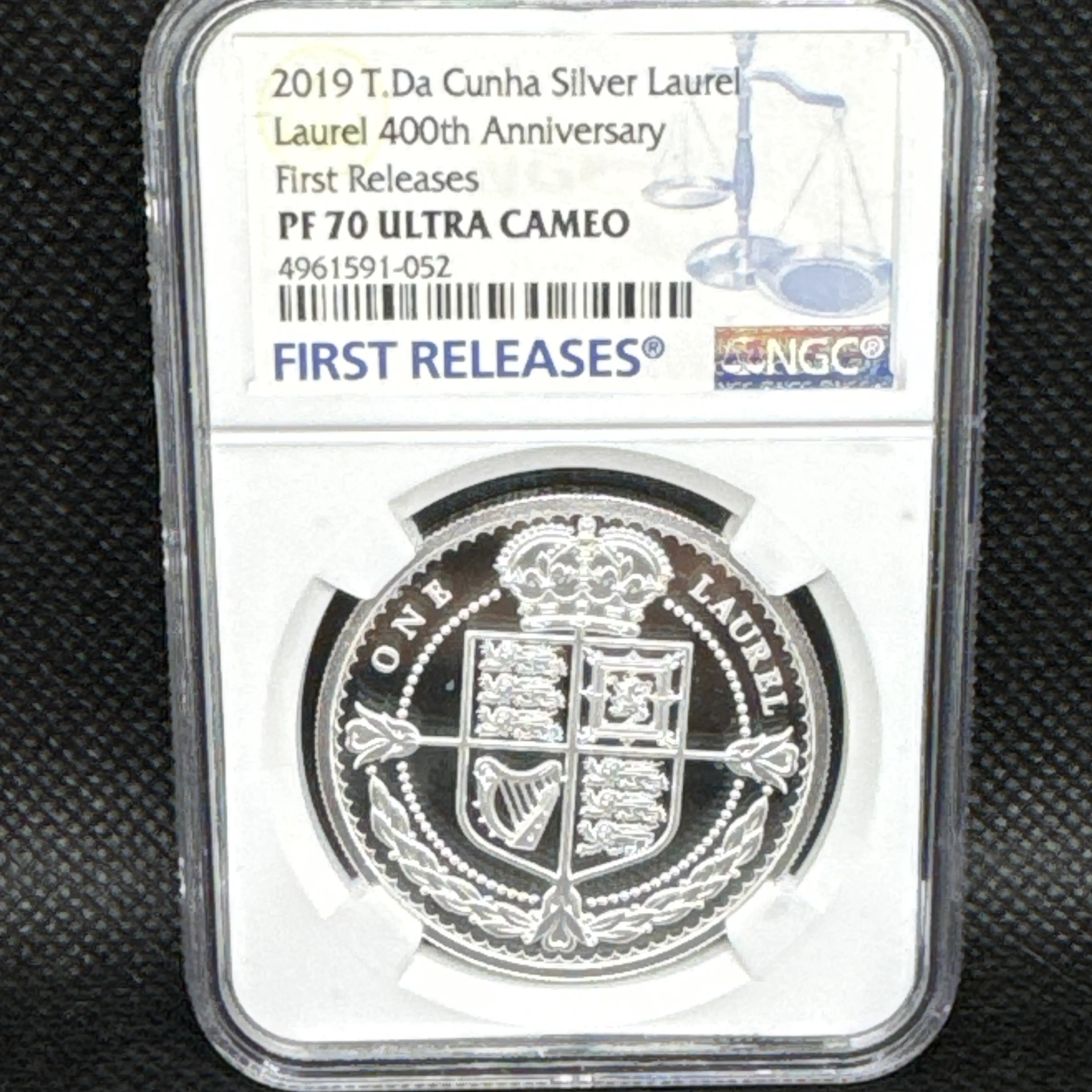 2019 T.Da Cunha Silver Laurel First Releases 400th Anniversary Ultra Cameo