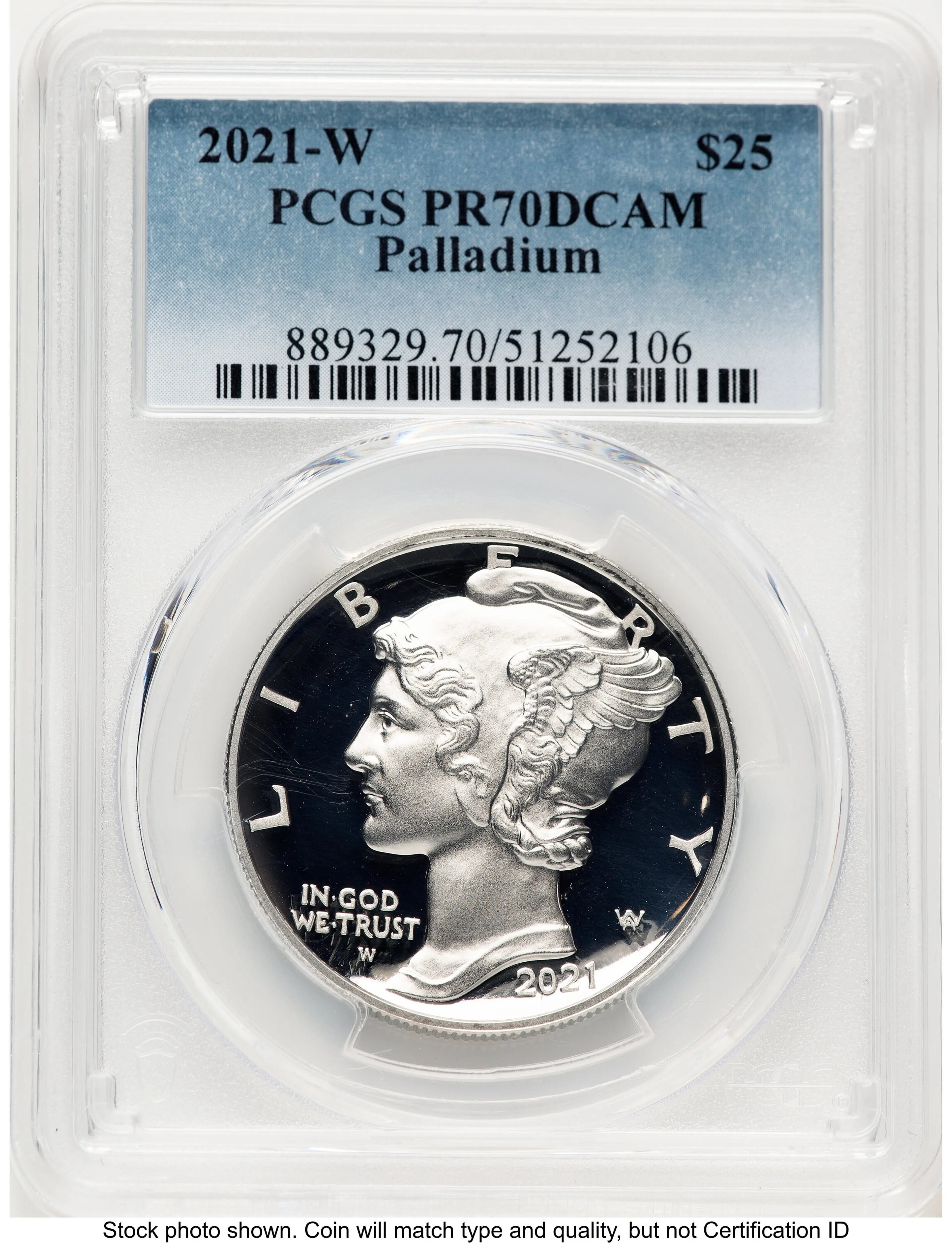2021-W Palladium Eagle 1 oz, PR