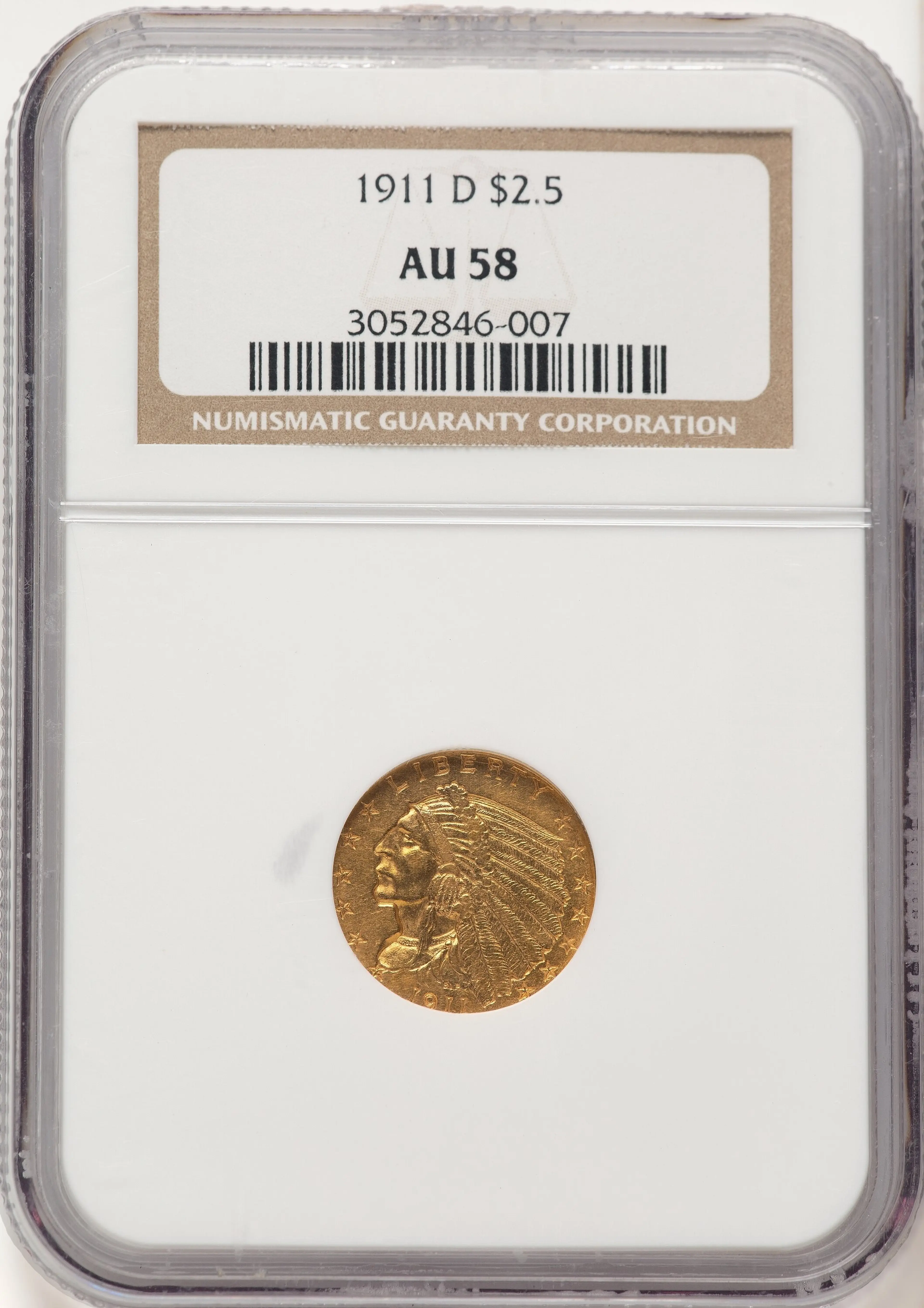 1911-D $2 1/2