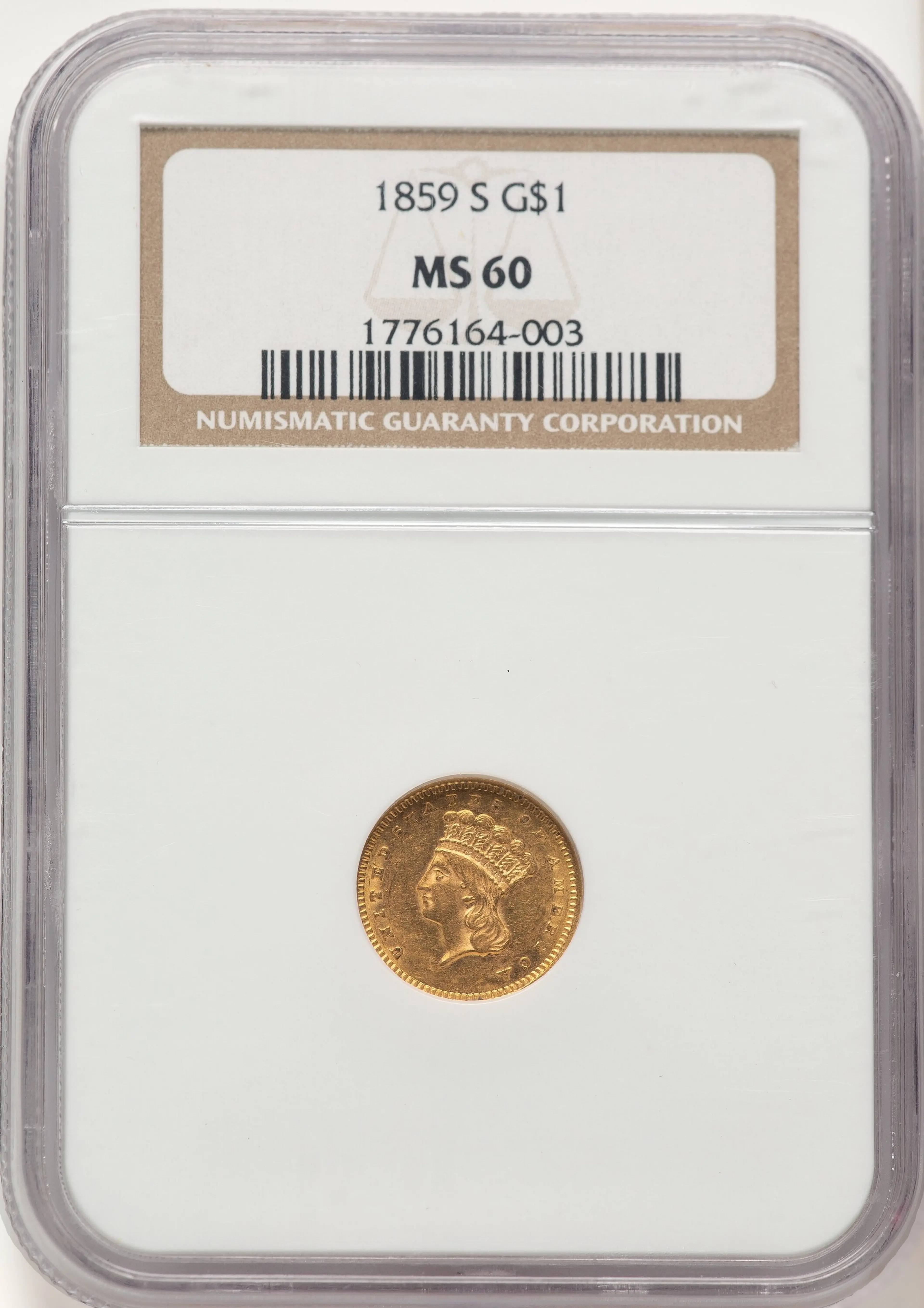 1859-S G$1