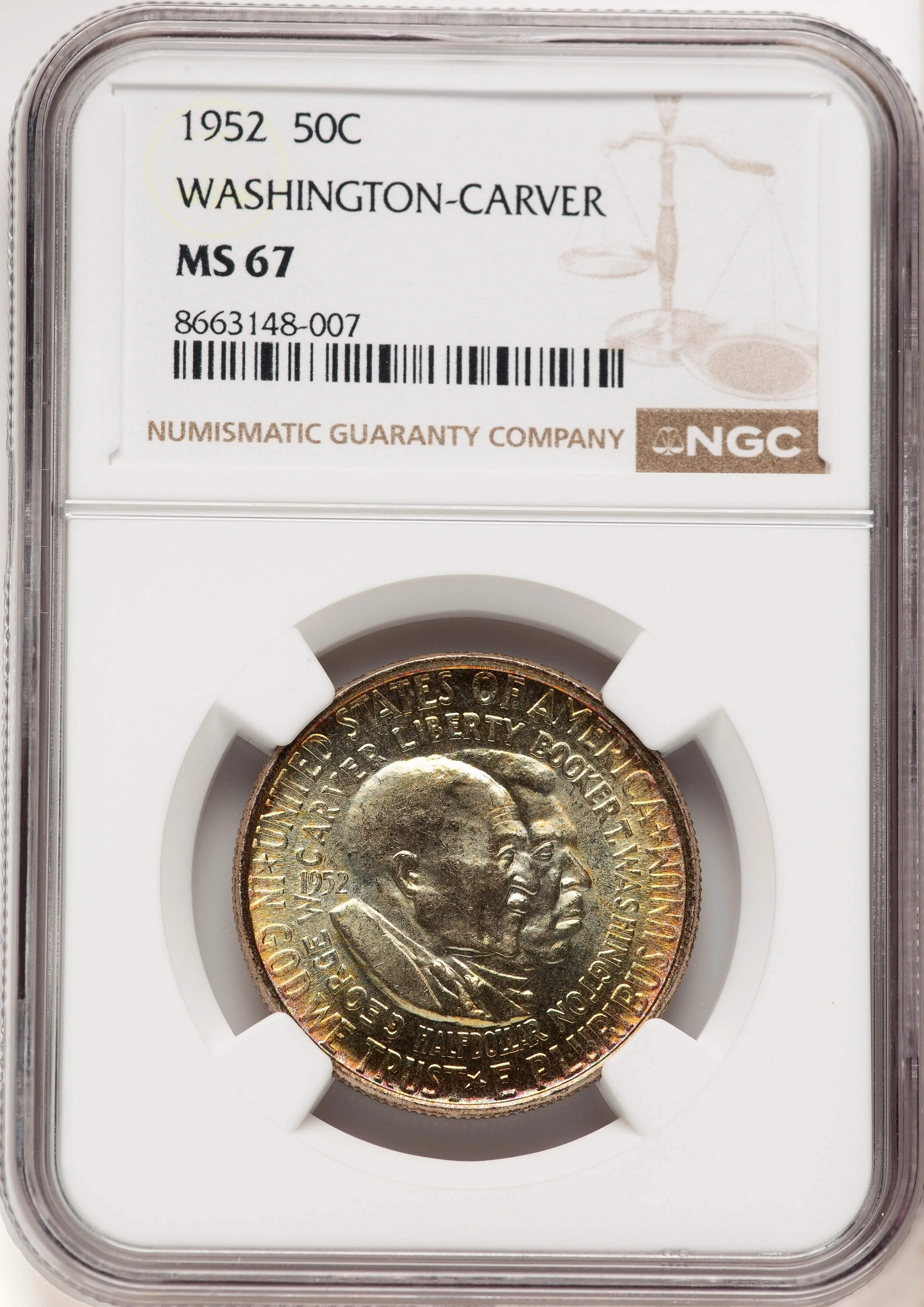 1952 50C Washington-Carver, MS