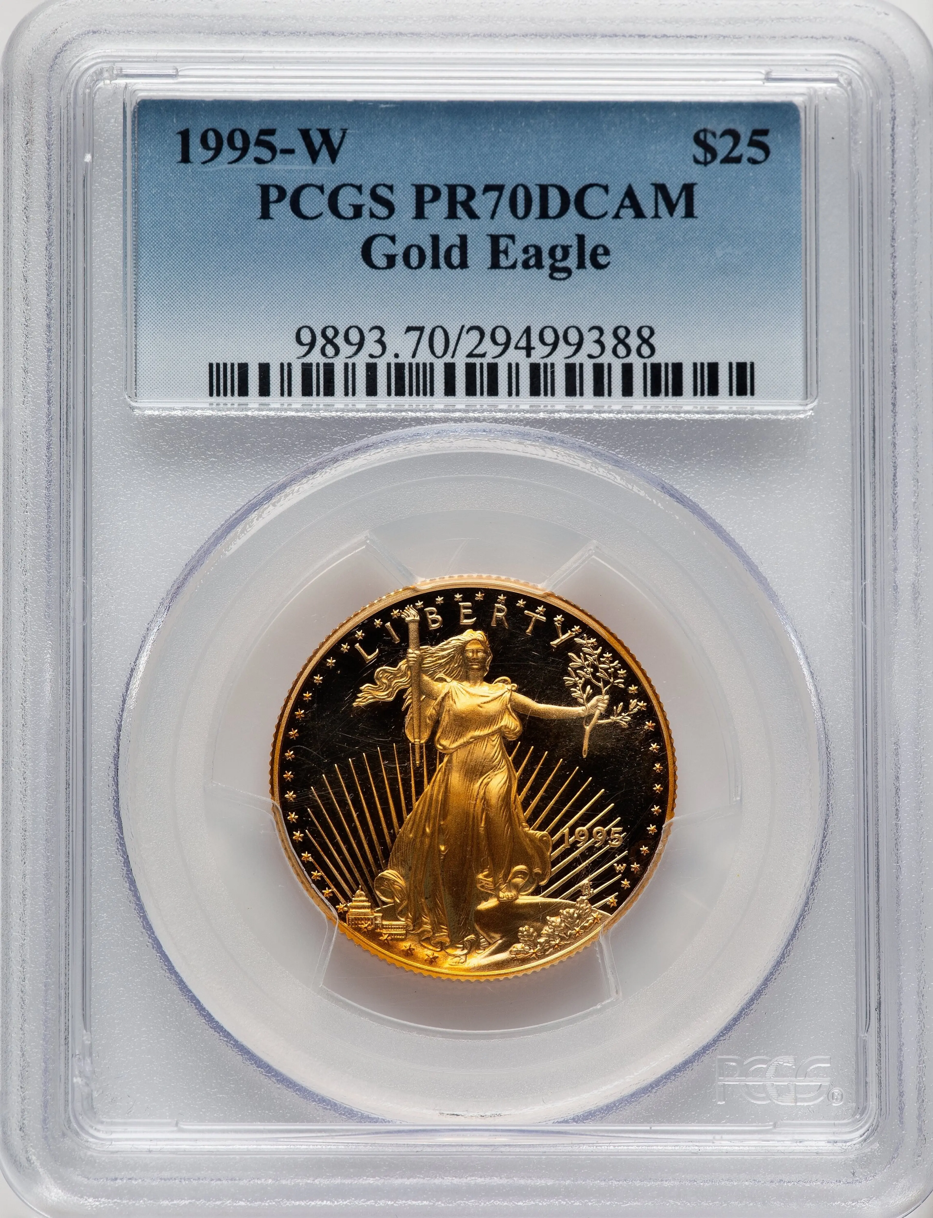 1995-W Proof Gold Eagle 1/2 oz
