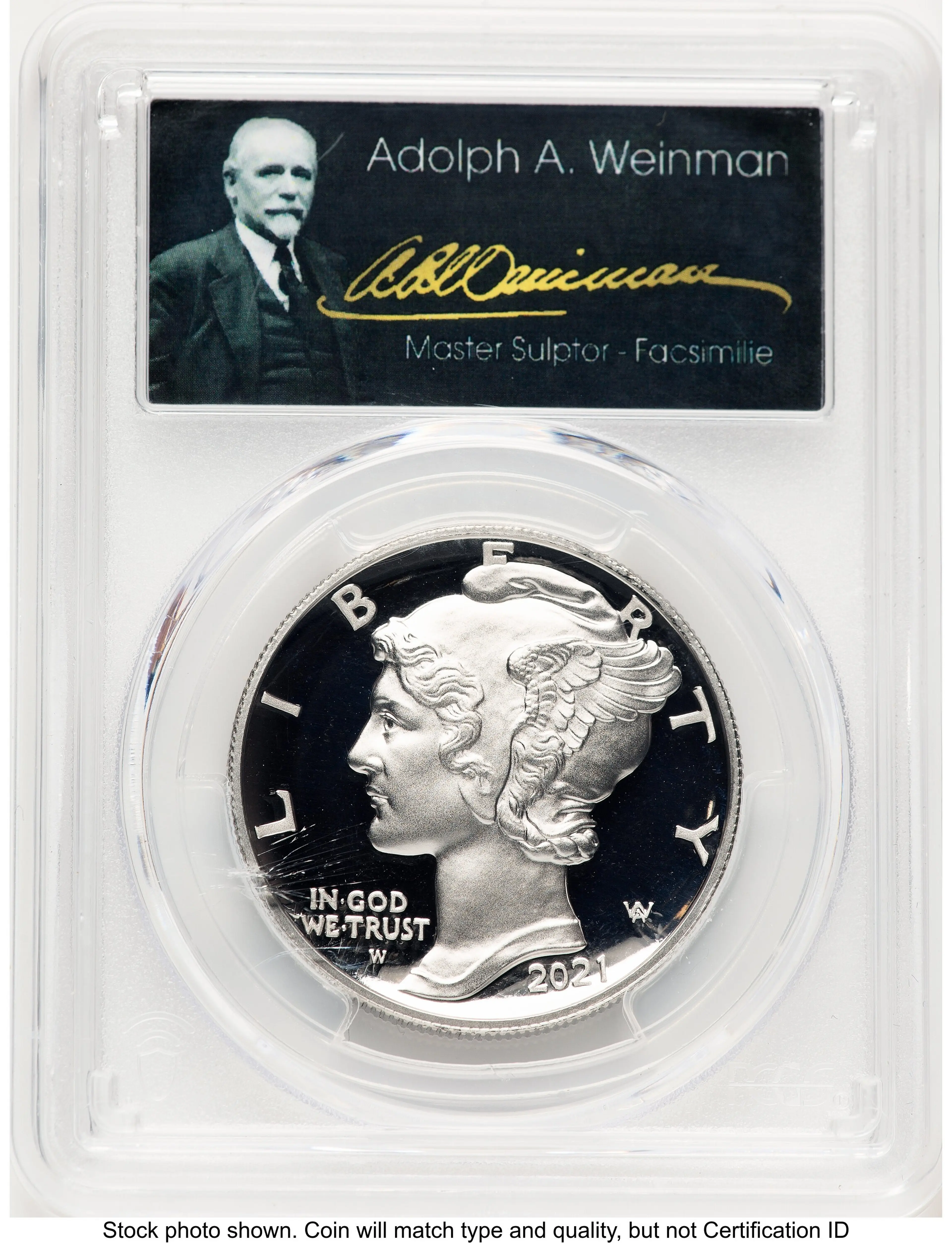 2021-W Palladium Eagle 1 oz, PR FS Adolph Weinman