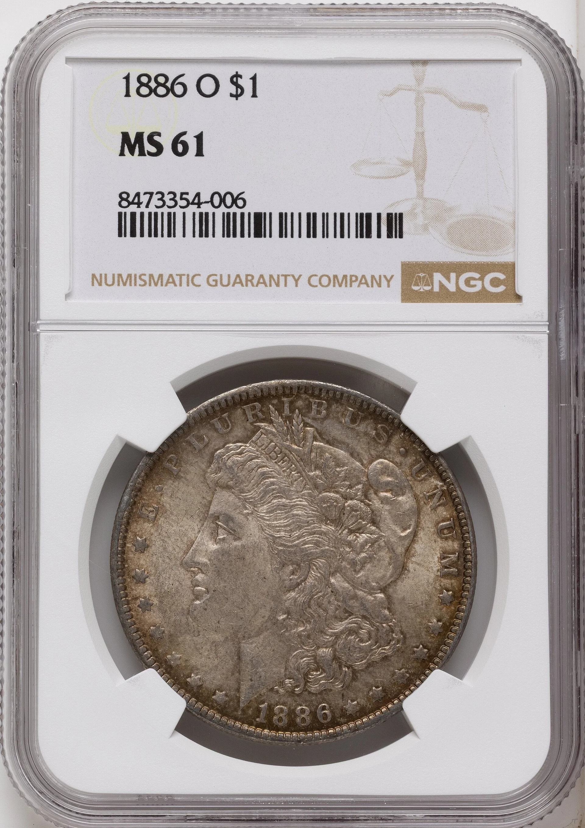 1886-O S$1 - 1