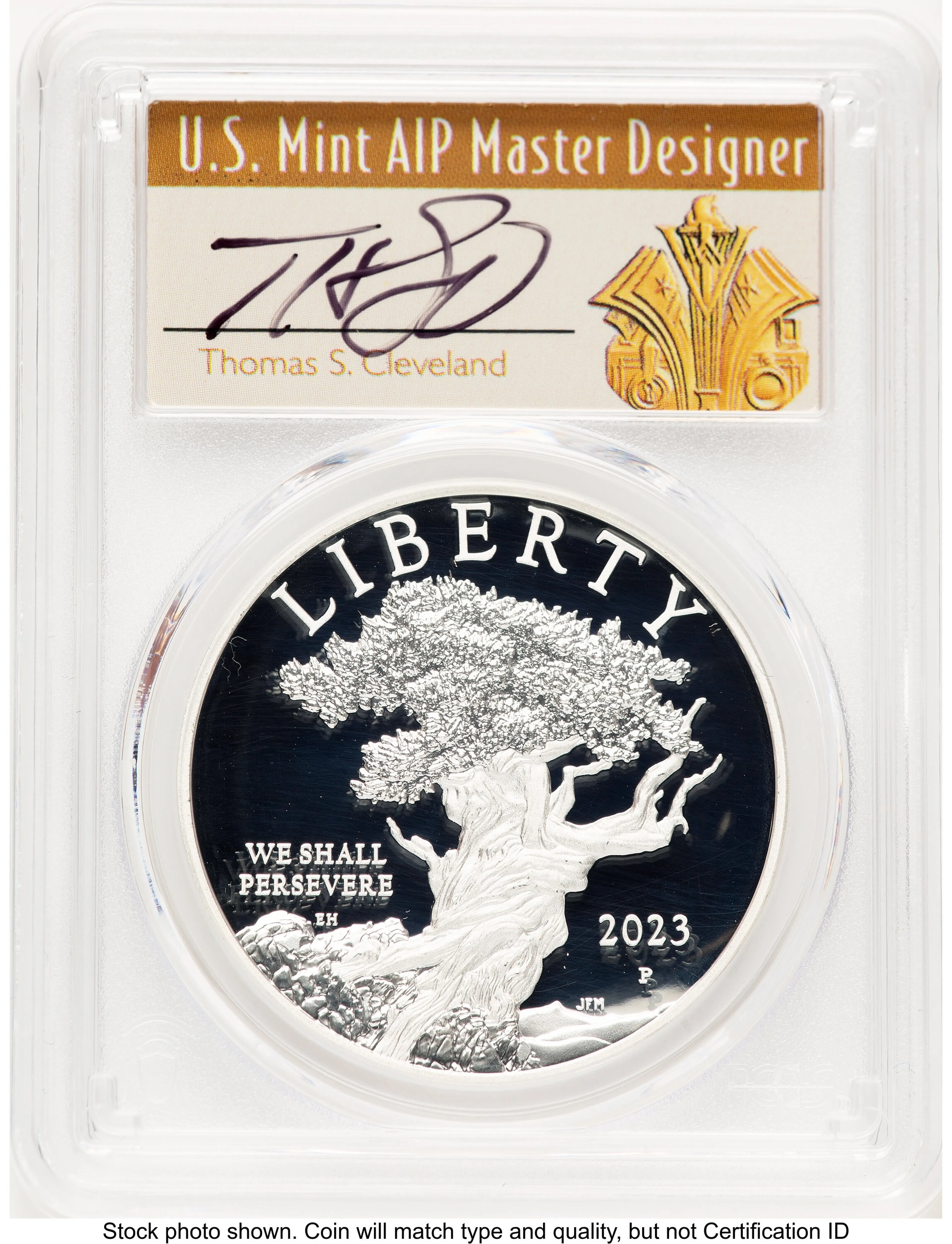 2023-P Silver American Liberty High Relief Medal AR Thomas Cleveland Art Deco - Image 1