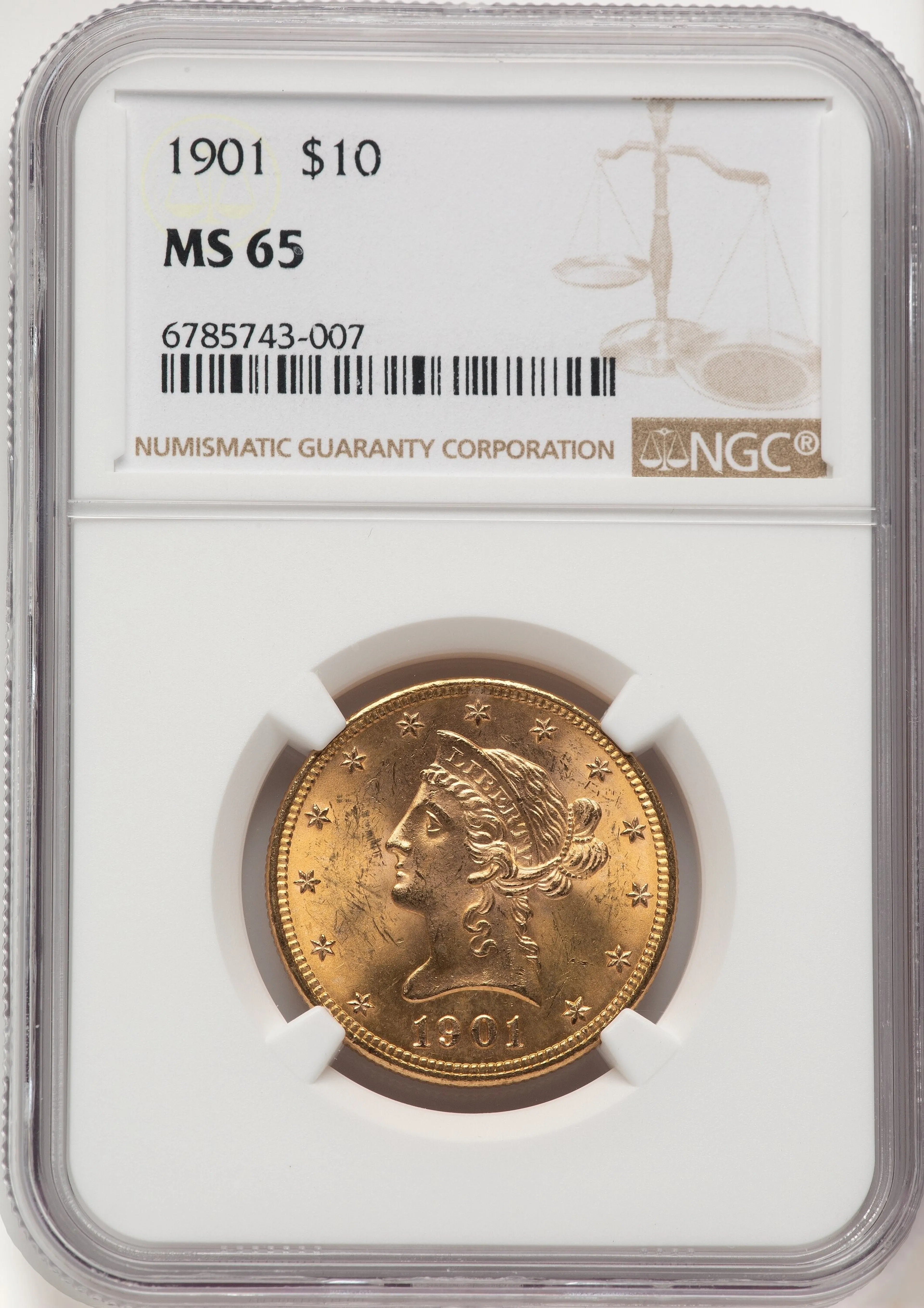 1901 $10 - Image 1