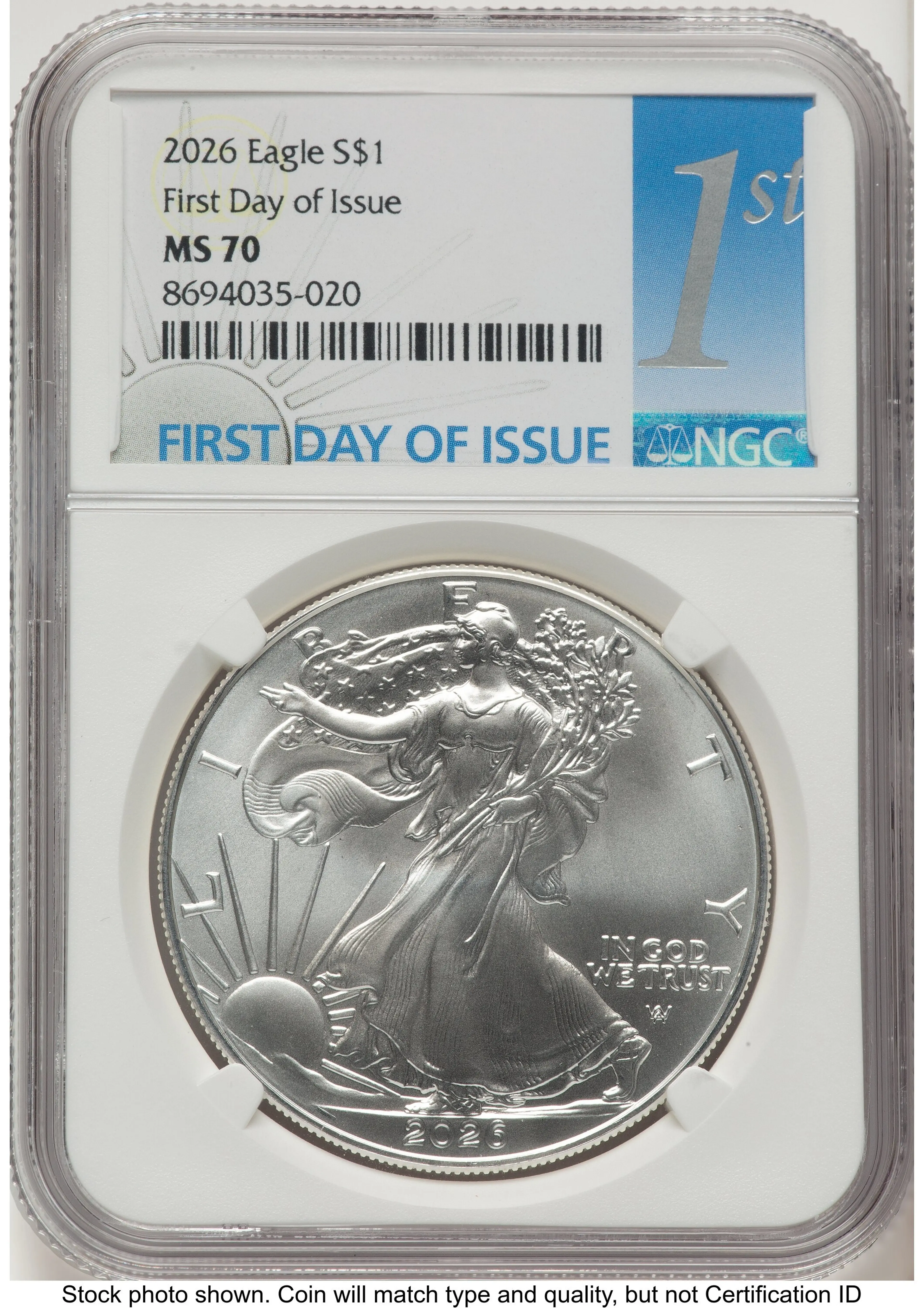 2026 Silver Eagle FDI 1ST