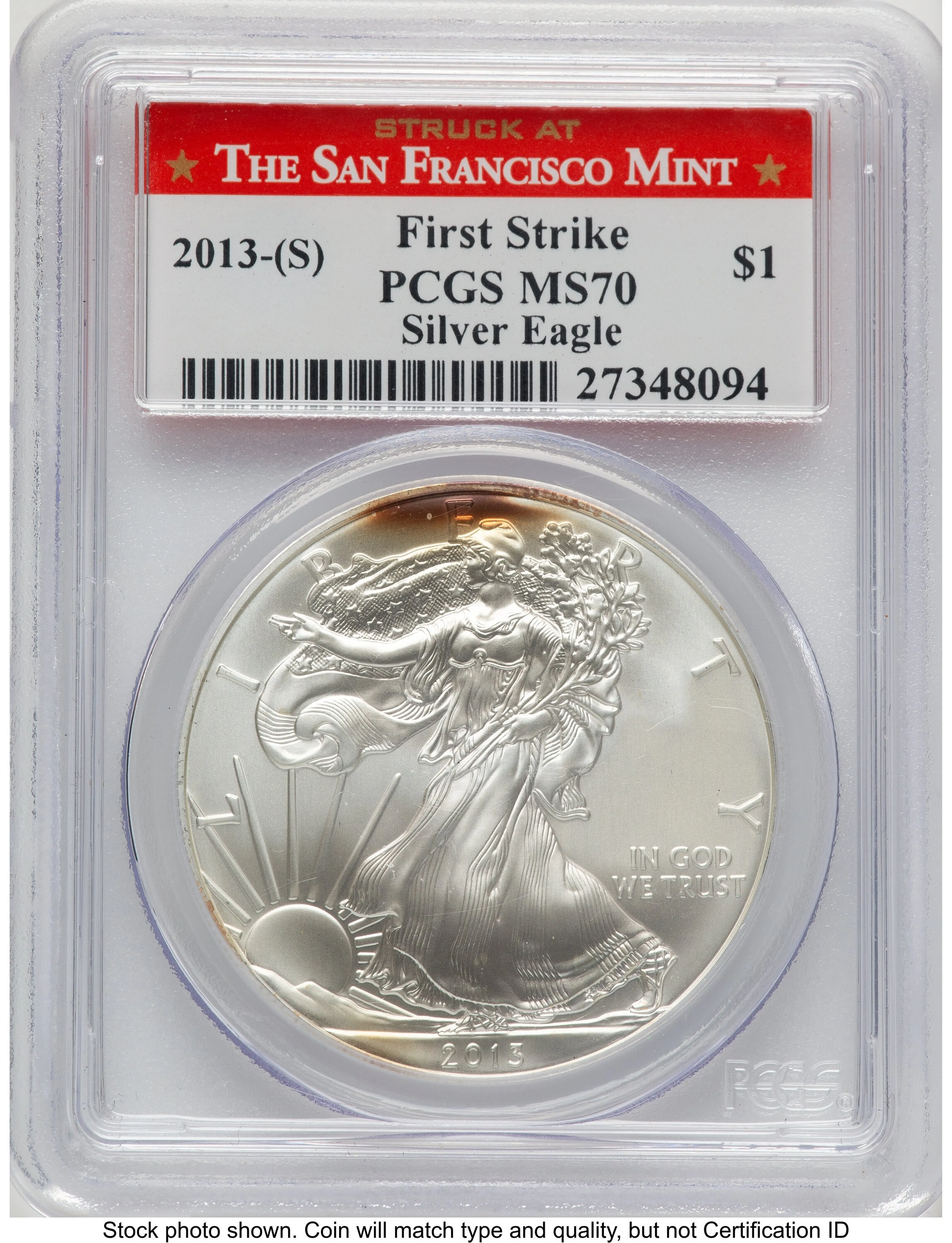 2013-(S) Silver Eagle FS Struck at San Francisco Mint - Image 1