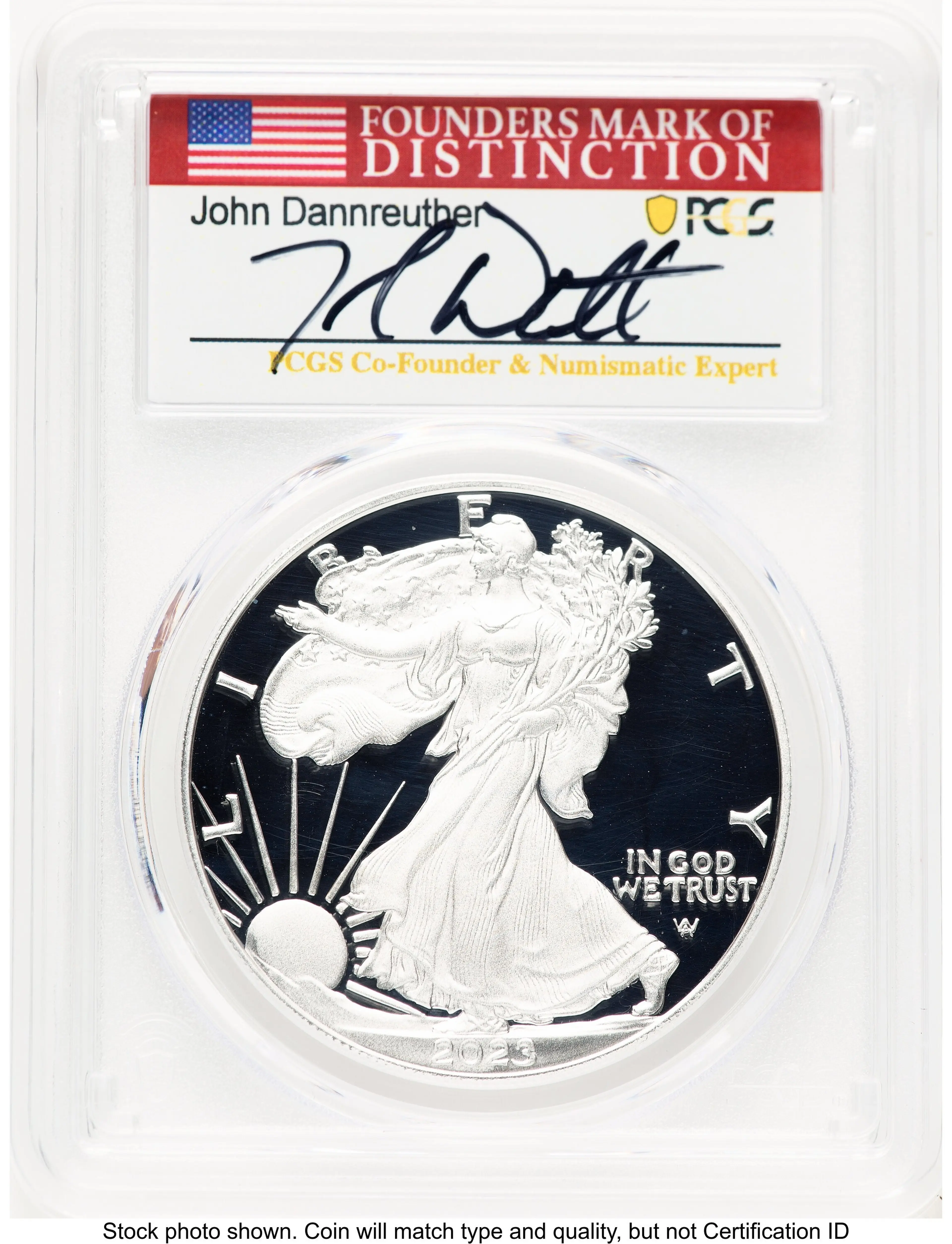 2023-W Proof Silver Eagle Congratulations Set 1 oz AR John Dannreuther