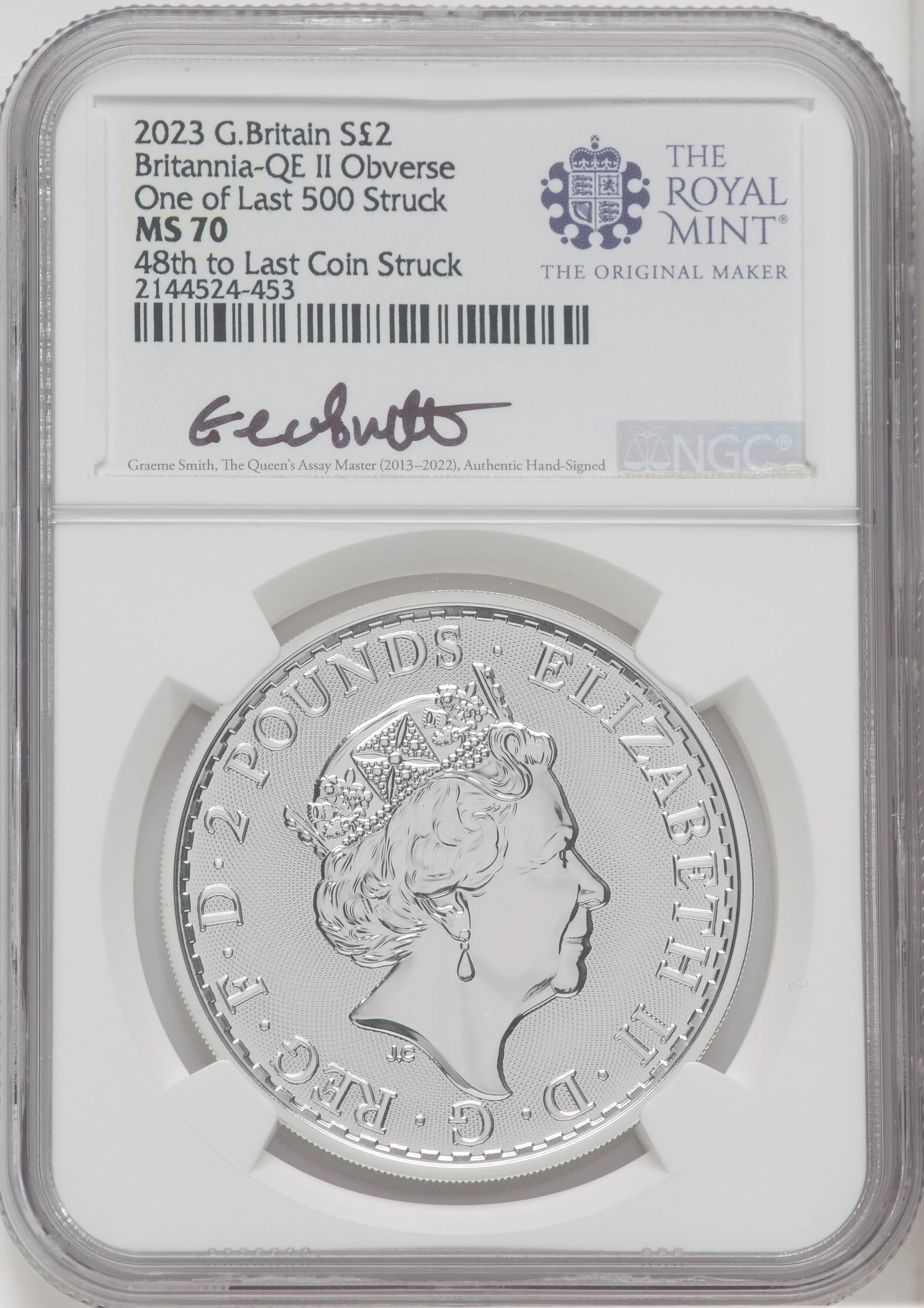 2023 G.B. S2 BRITANNIA 2 COIN KING AND QUEEN SET #48
