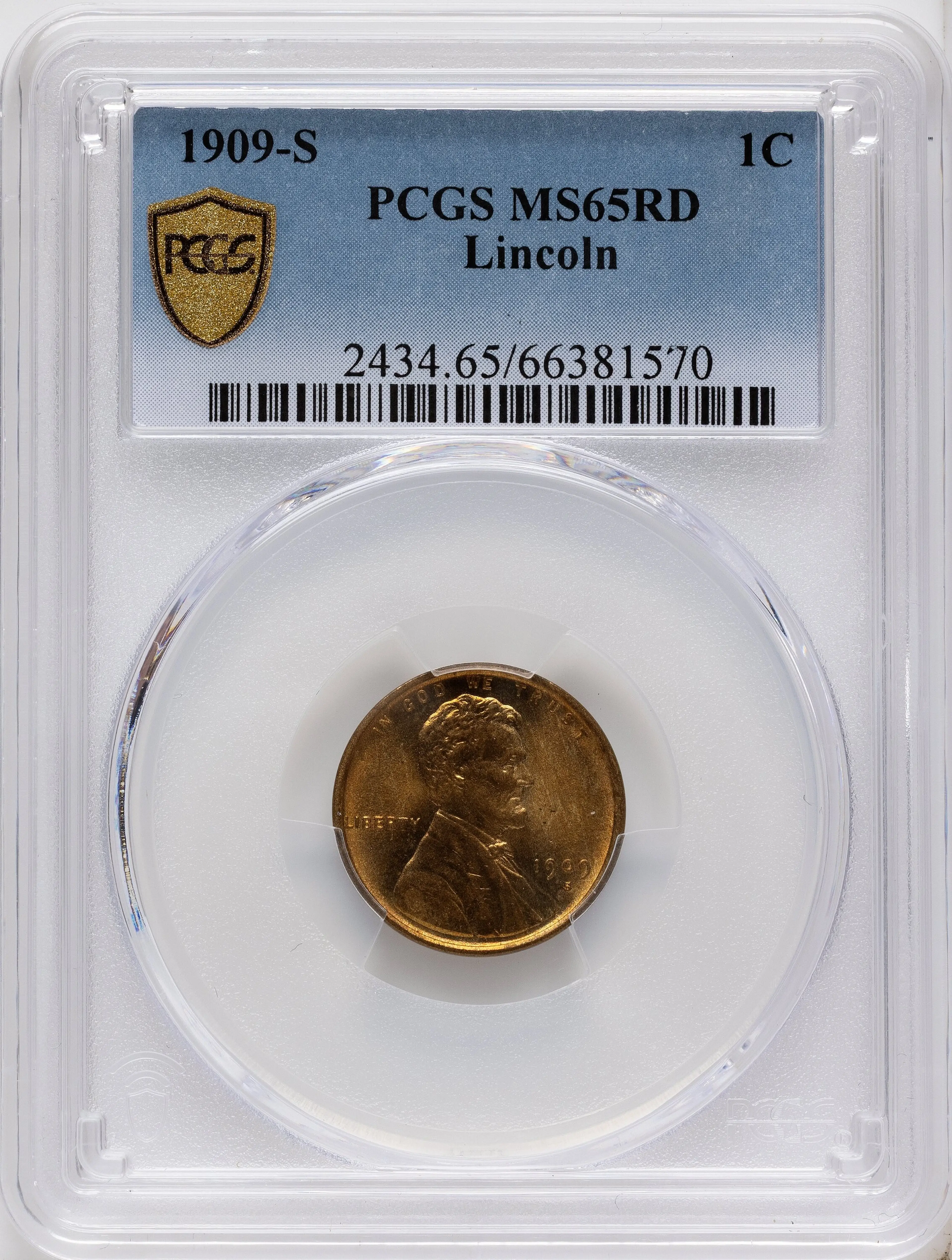 1909-S 1C Lincoln, RD