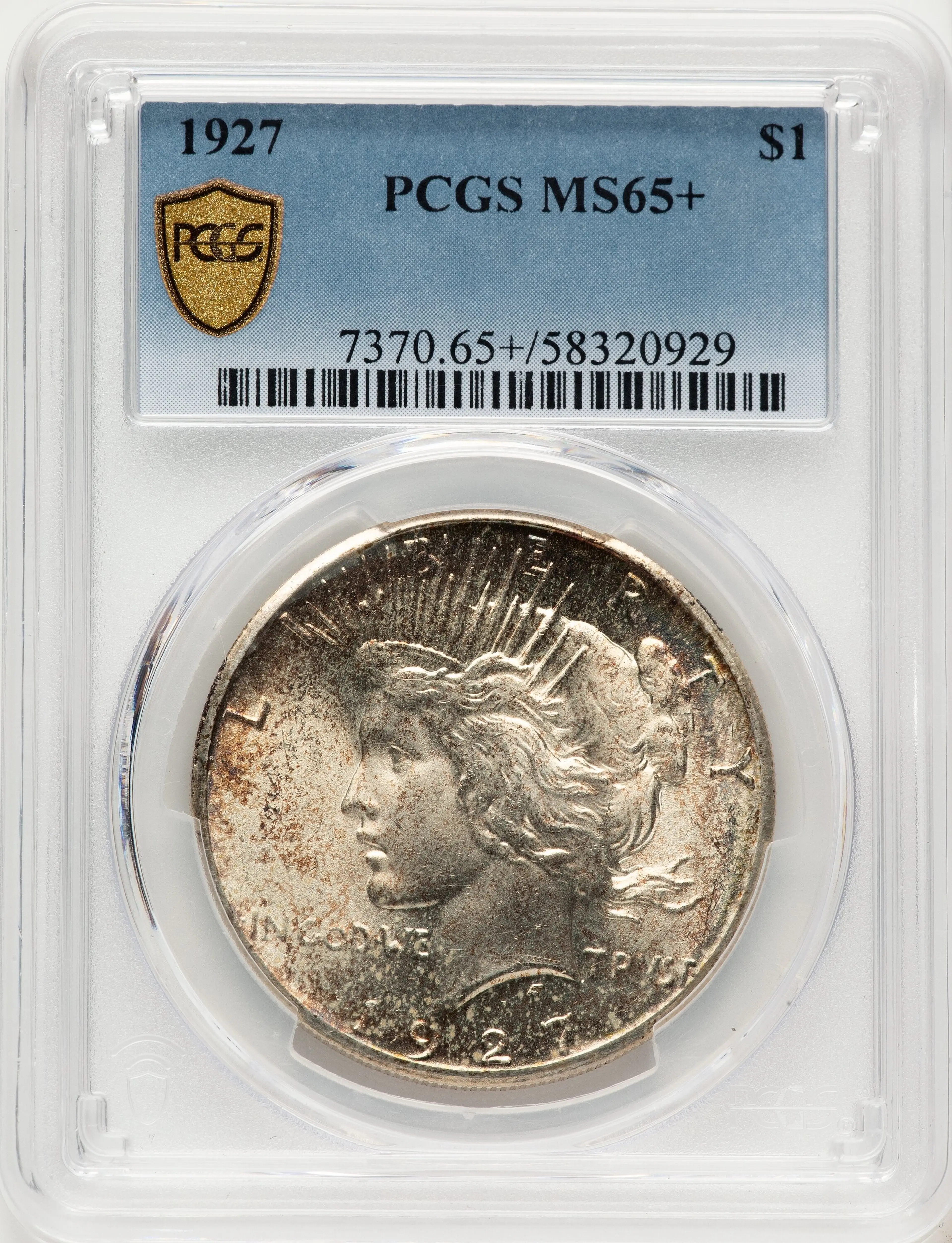 1927 S$1PCGS Plus