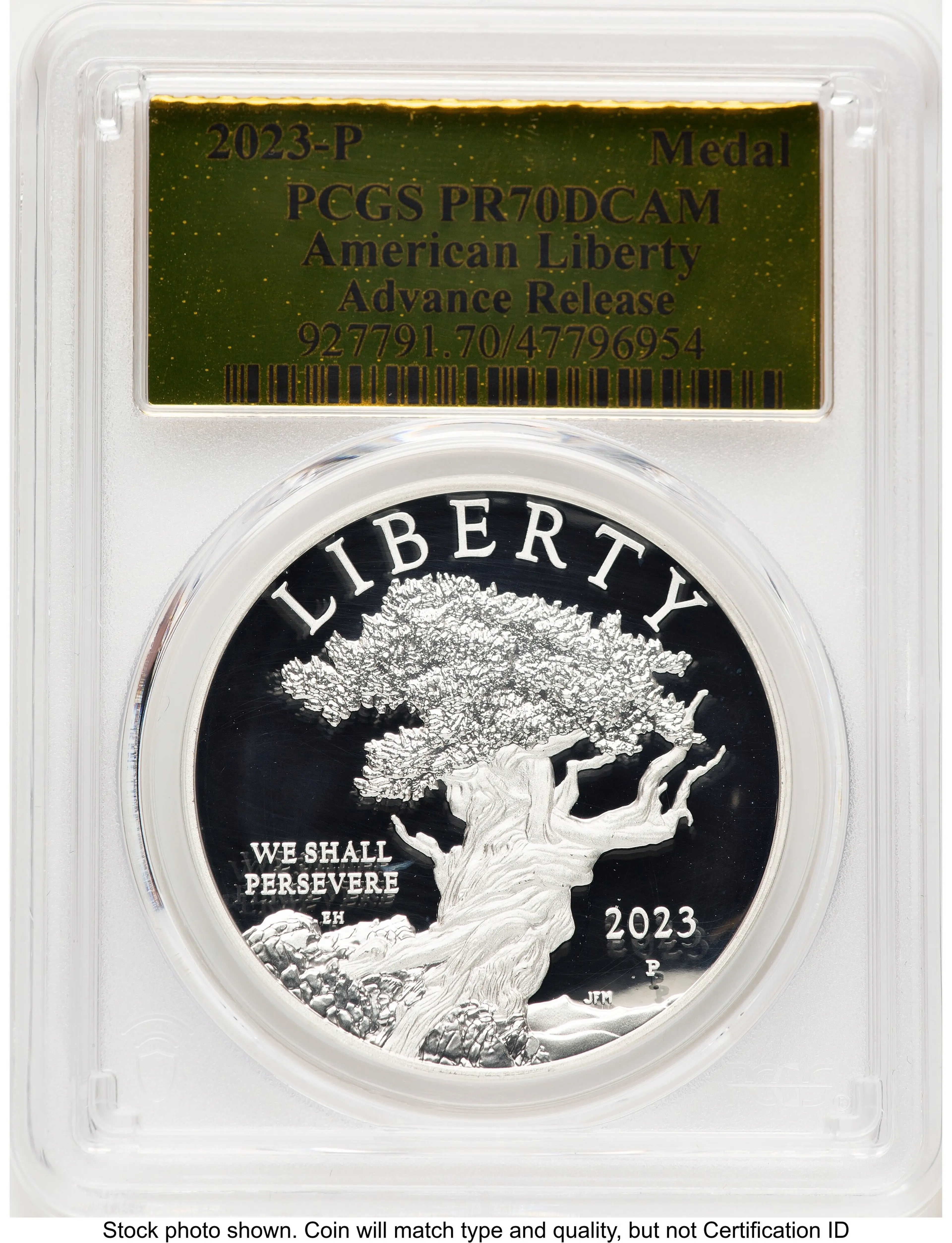 2023-P Silver American Liberty High Relief Medal AR