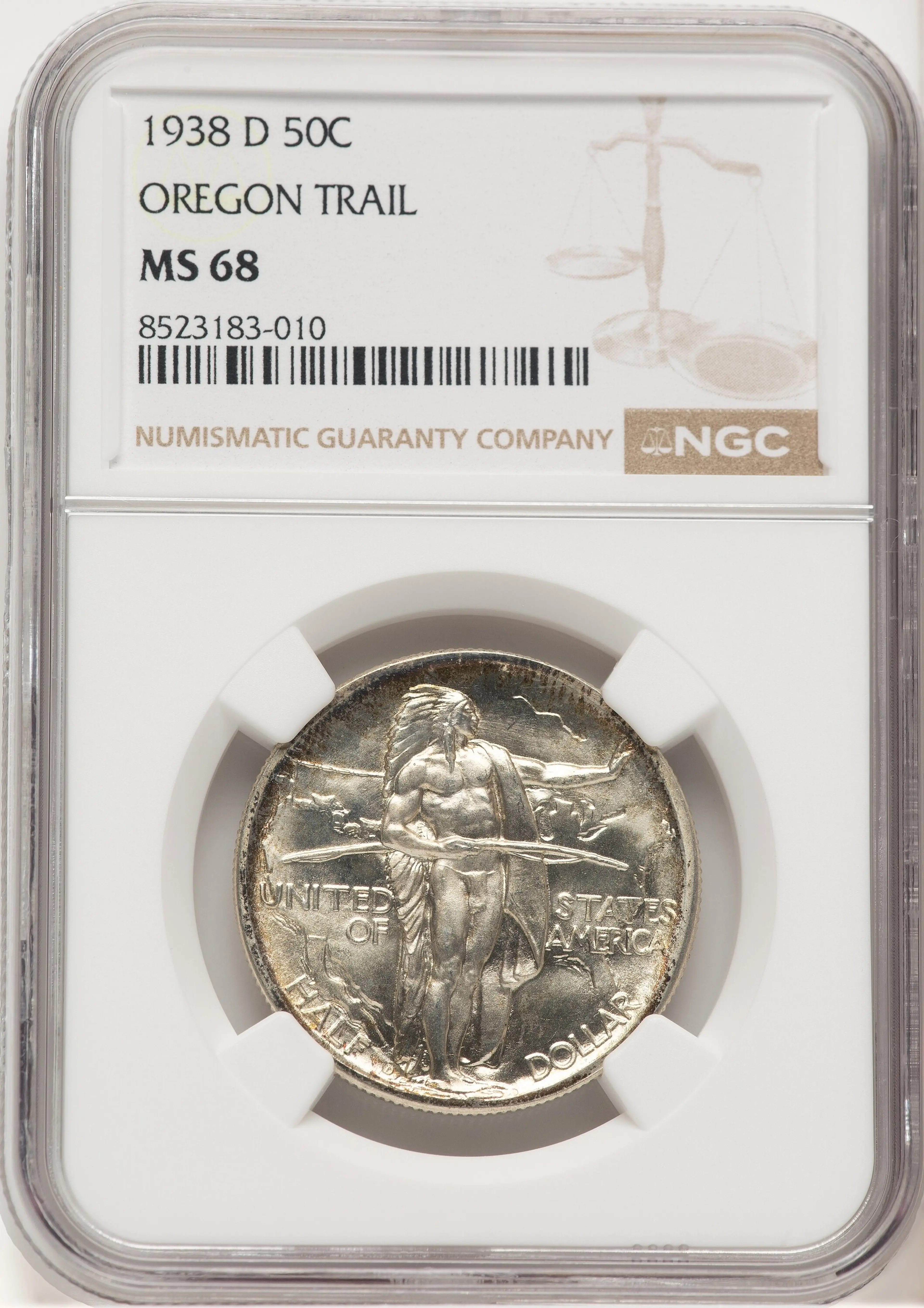 1938-D 50C Oregon, MS