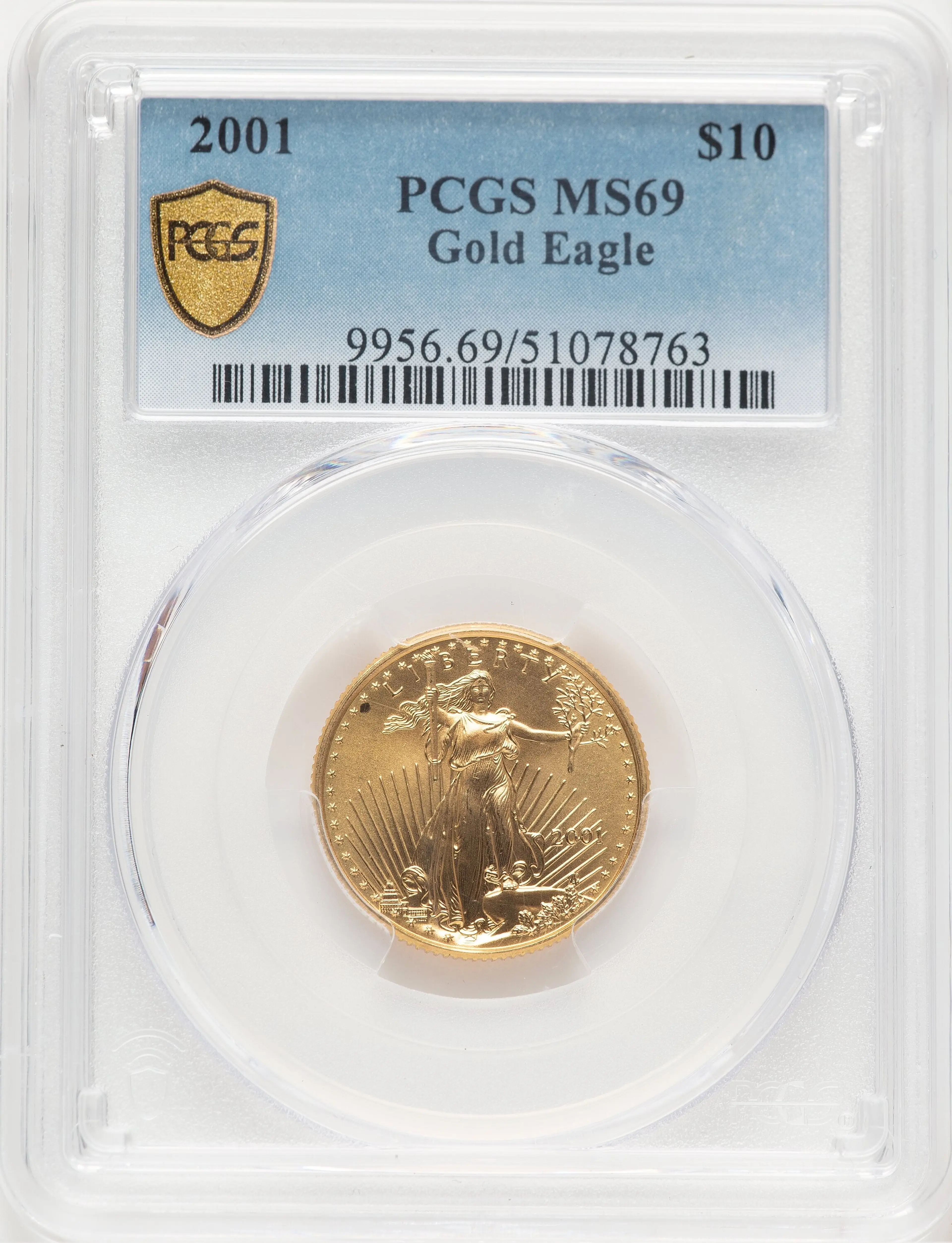 2001 Gold Eagle 1/4 oz