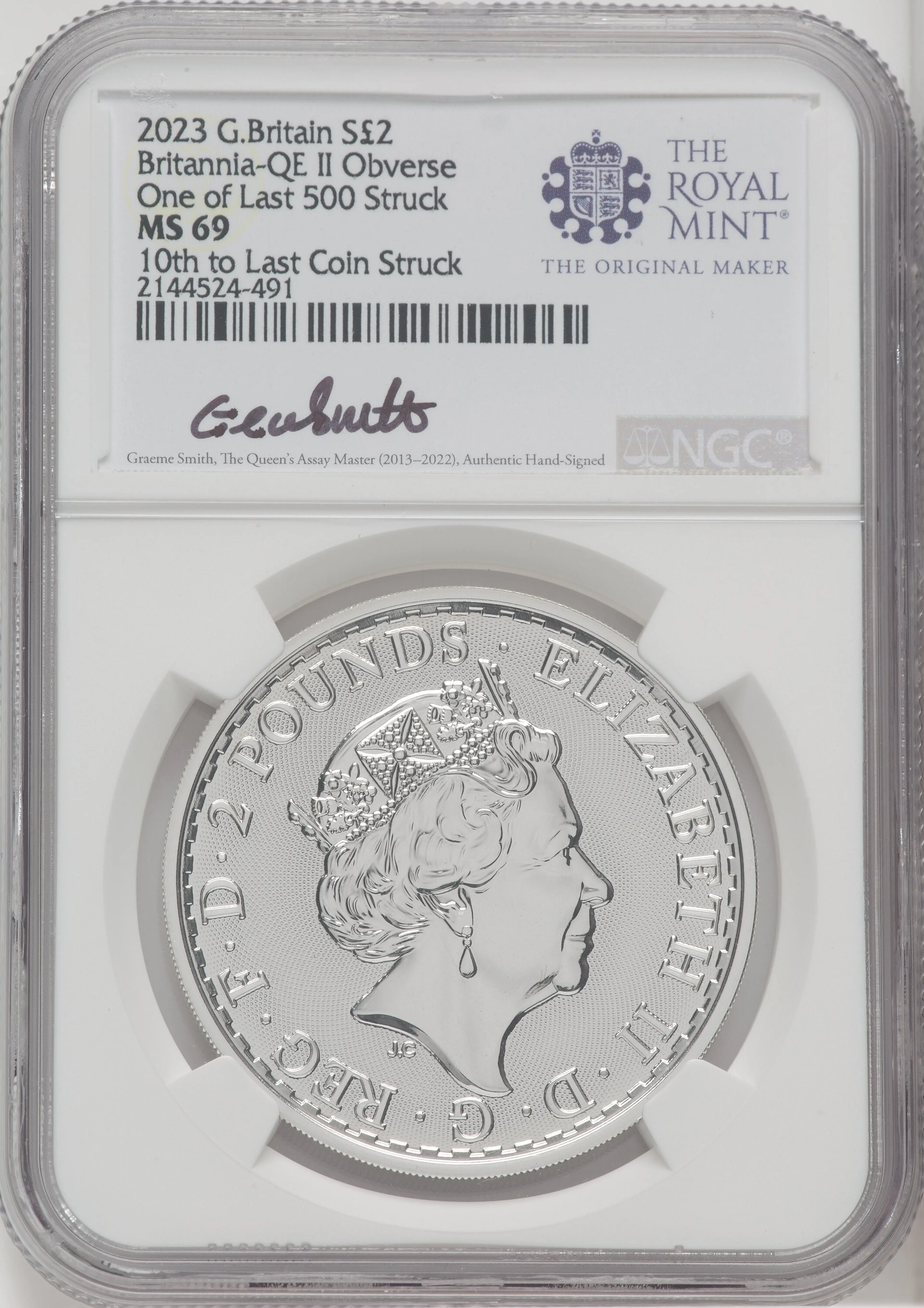 2023 G.B. S2 BRITANNIA 2 COIN KING AND QUEEN SET #10
