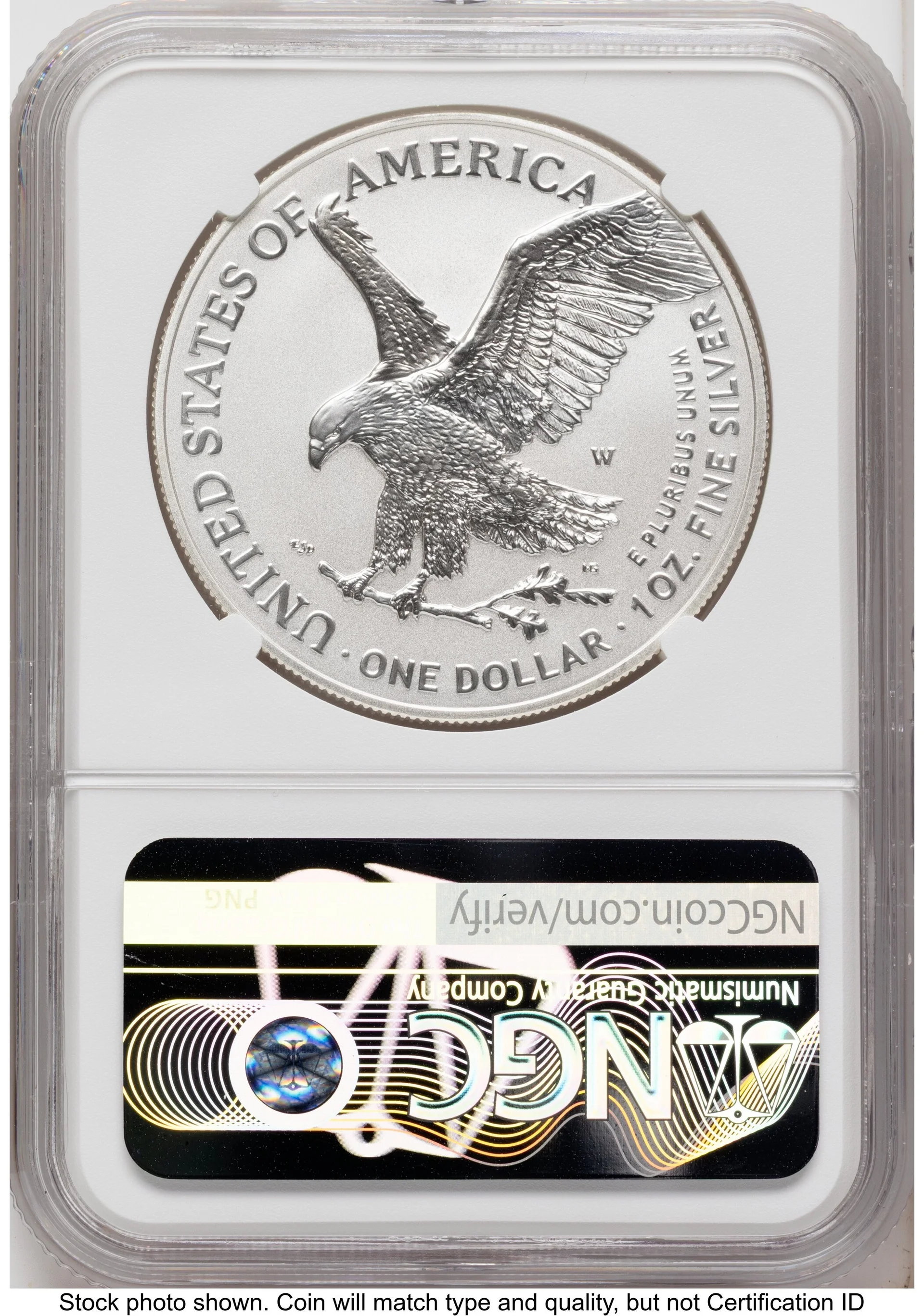 2026-W Enhanced Silver Eagle 1 oz FDI America 250 John Hancock Label - 2