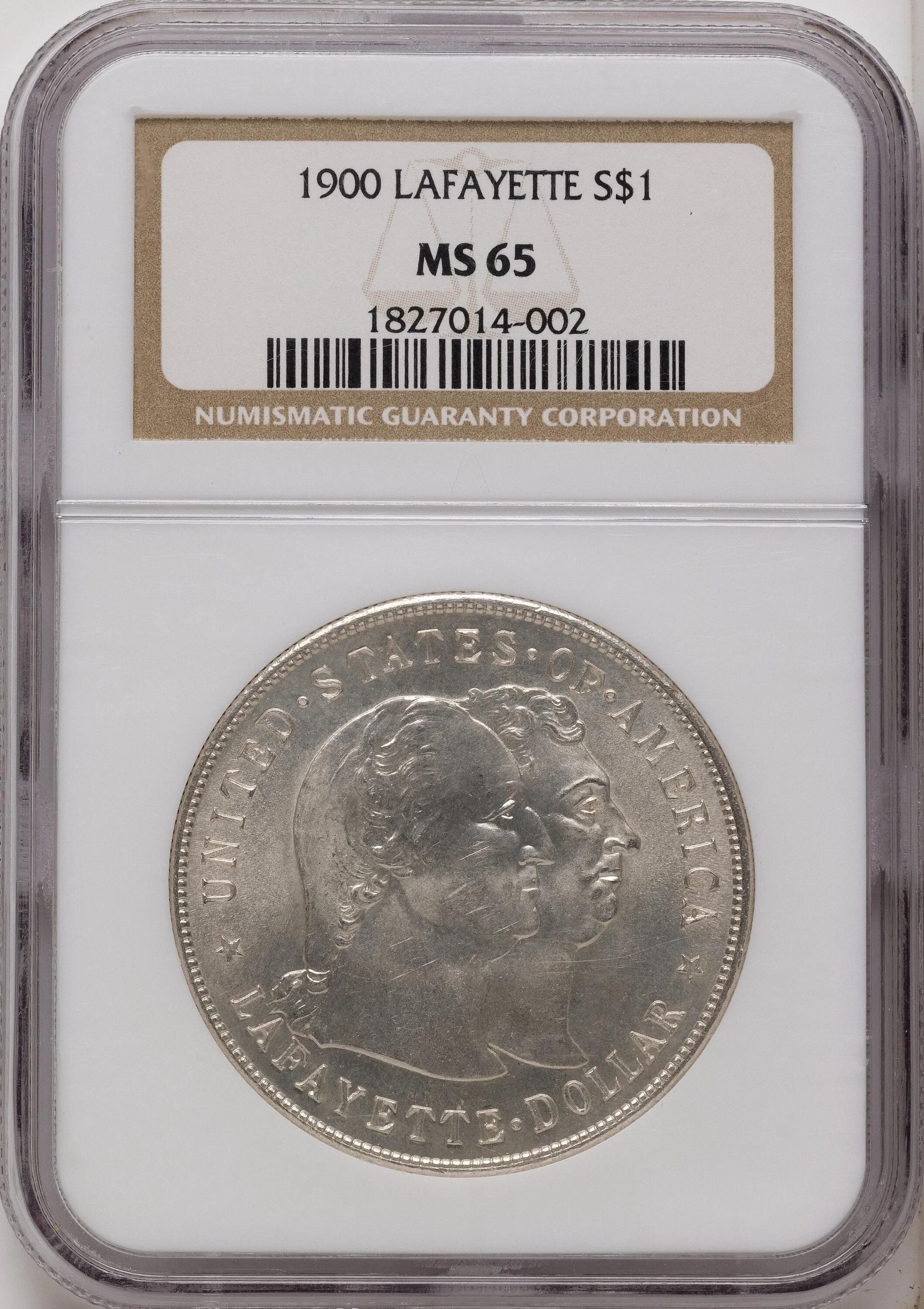 1900 Lafayette Dollar, MS - 1
