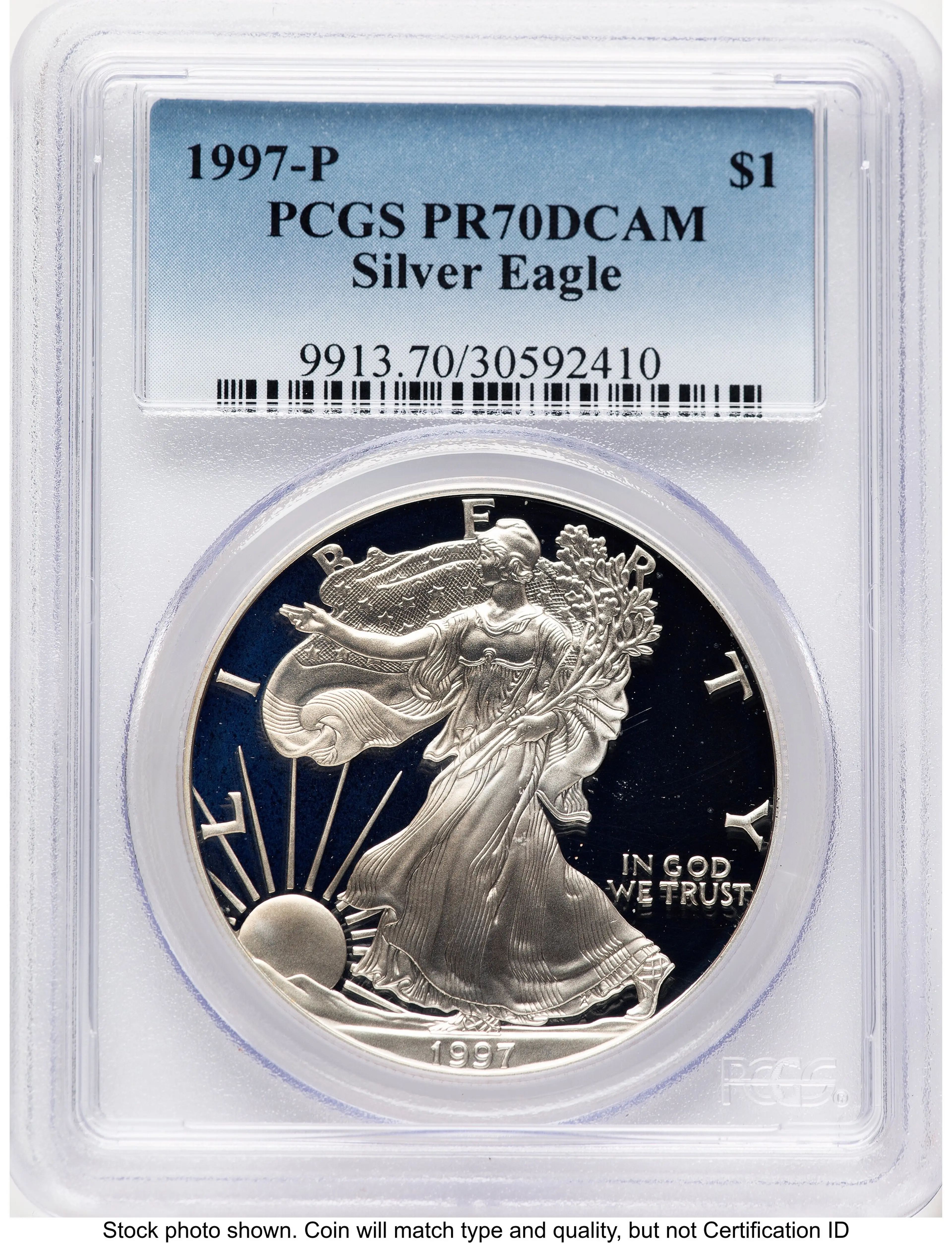 1997-P Proof Silver Eagle 1 oz