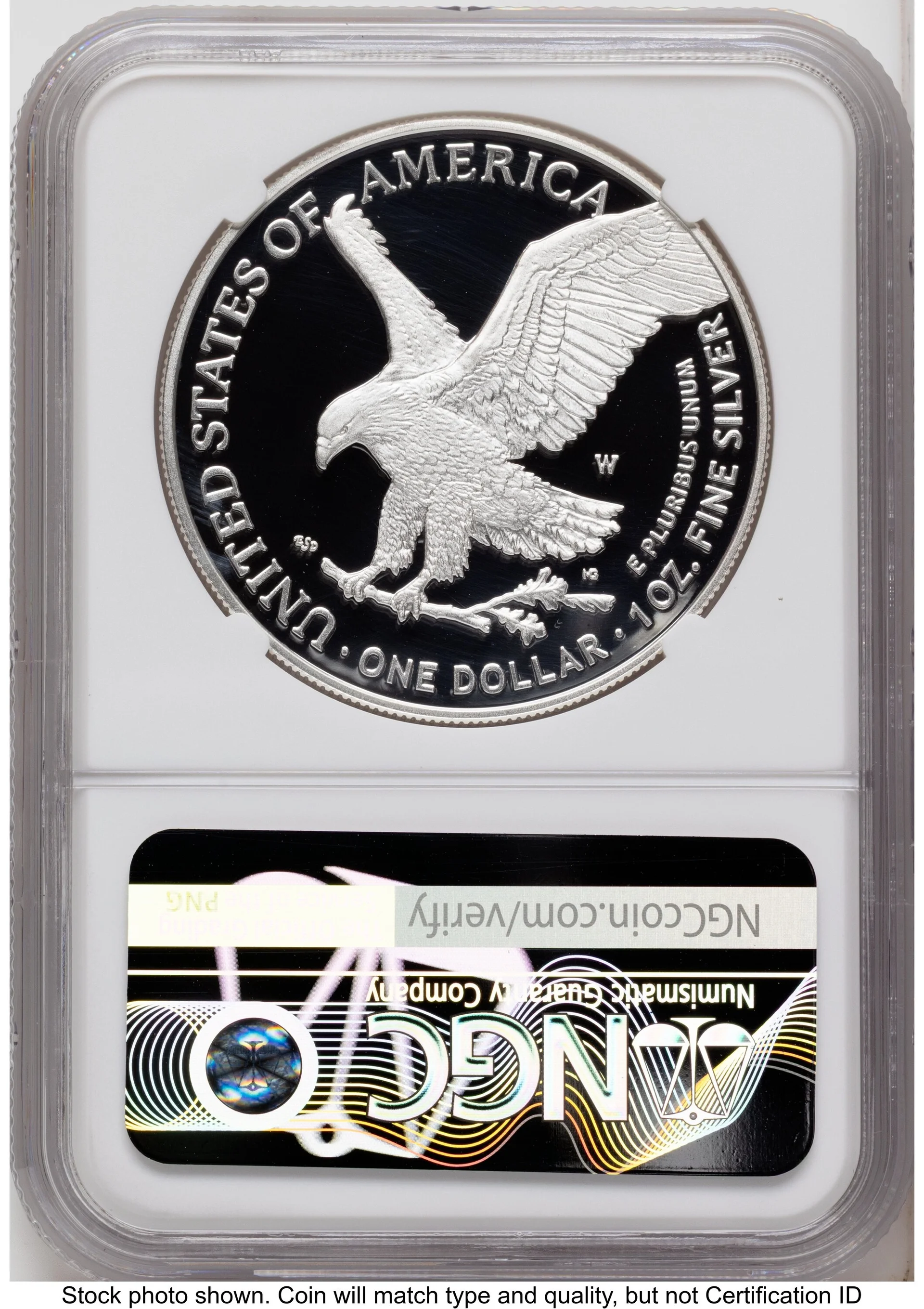 2026-W Proof Silver Eagle 1 oz FDI Kenneth Bressett America 250 - 2