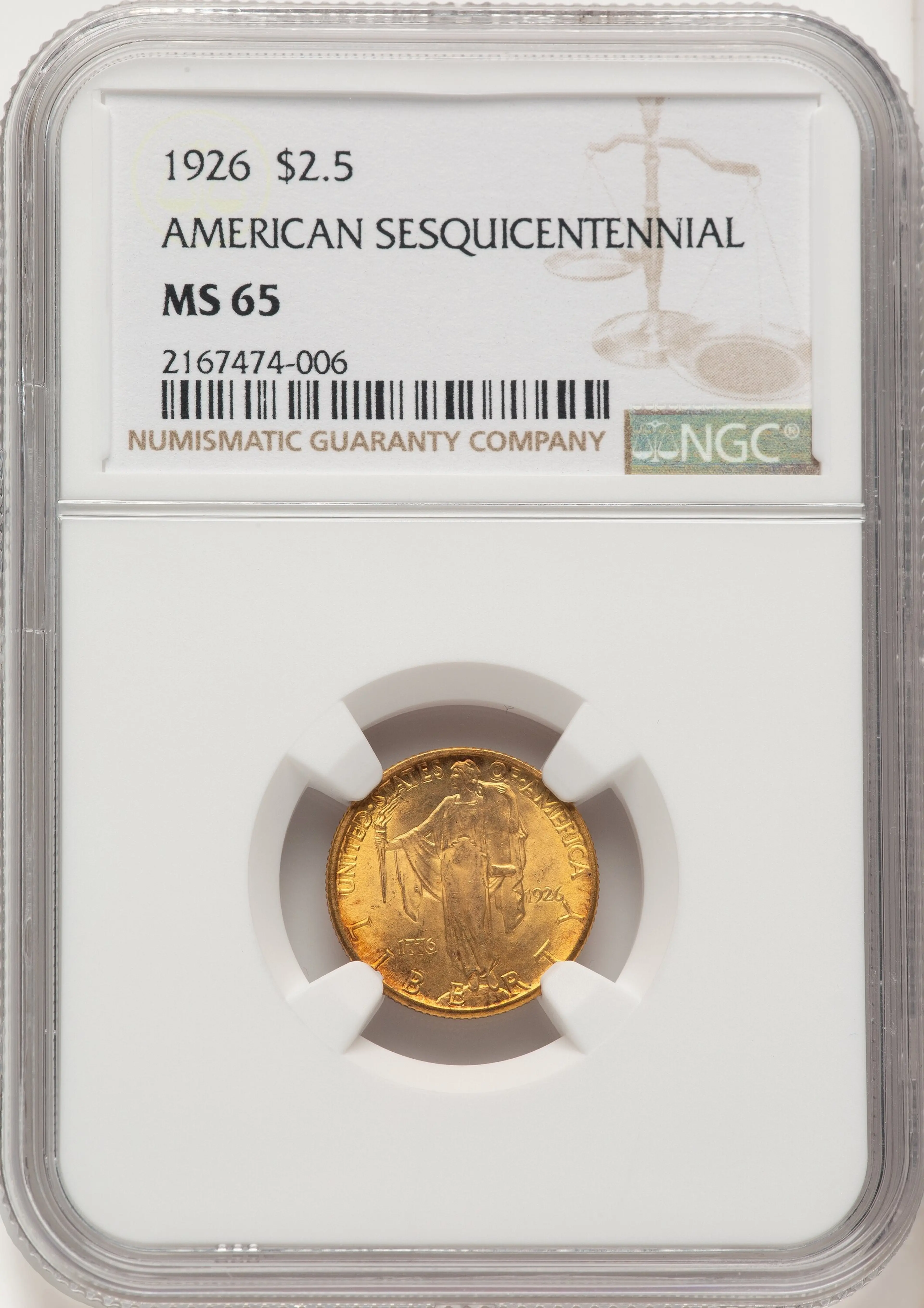 1926 $2 1/2 SESQUI