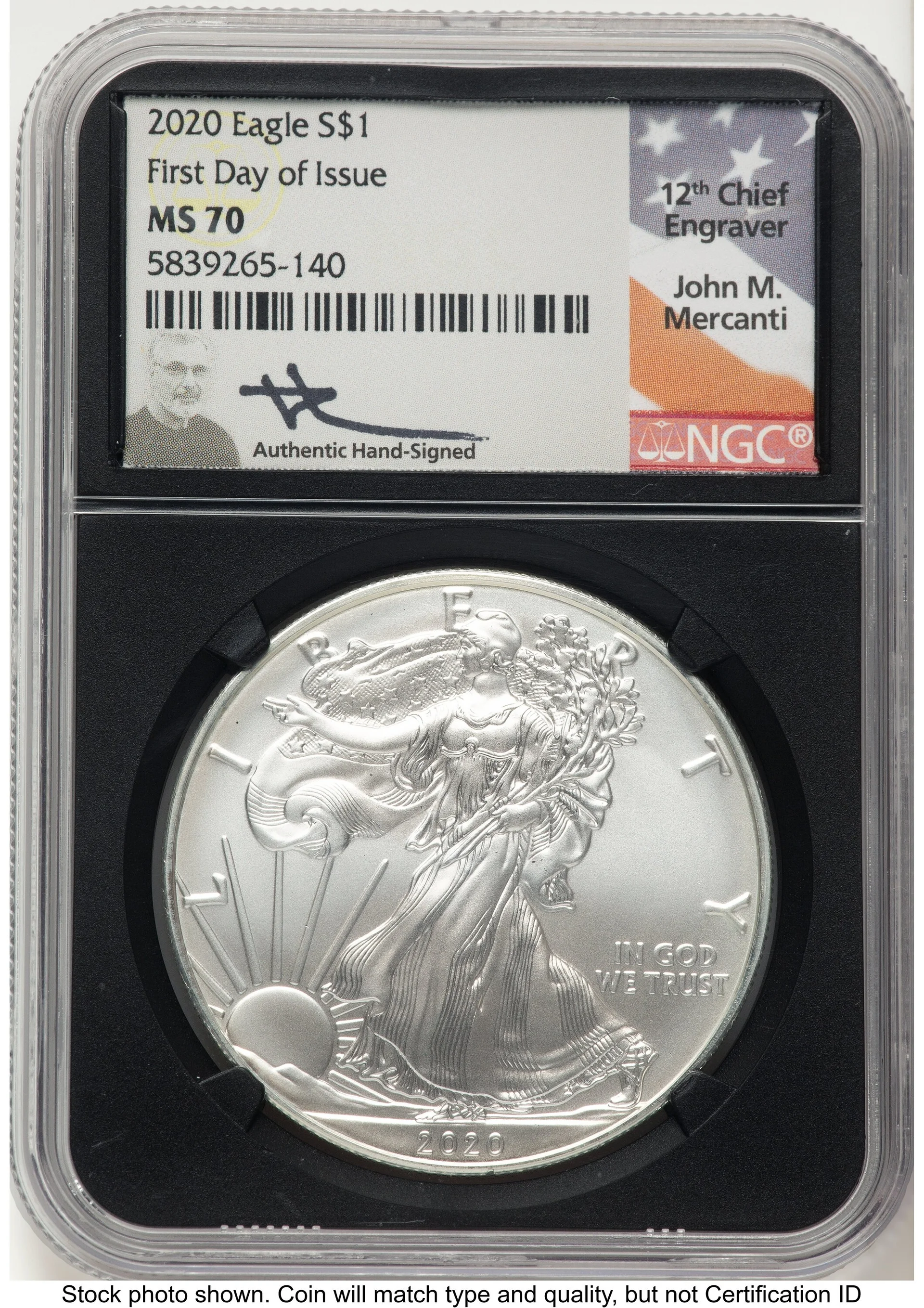 2020 Silver Eagle FDI John Mercanti Blk Core - 1