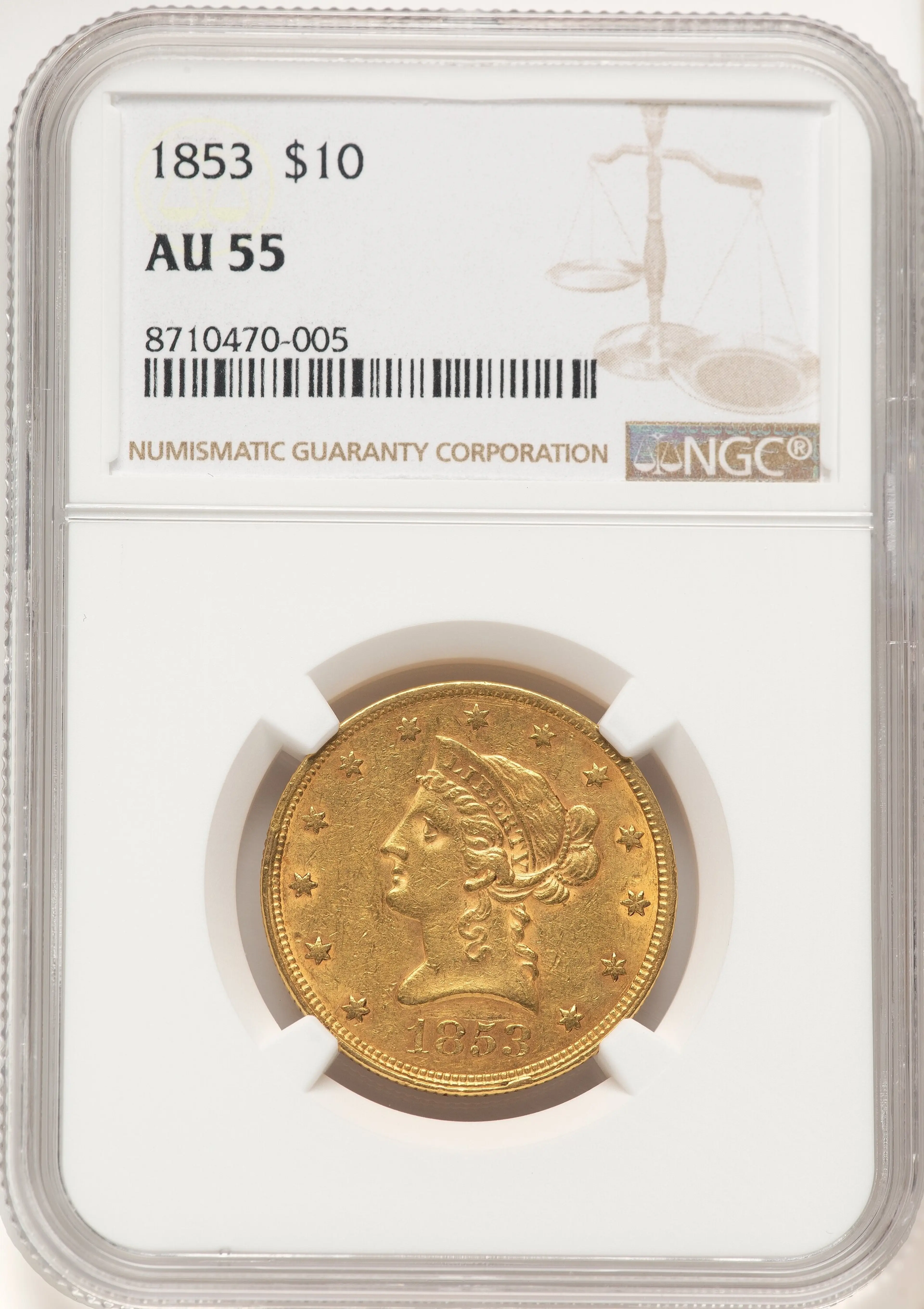 1853 $10
