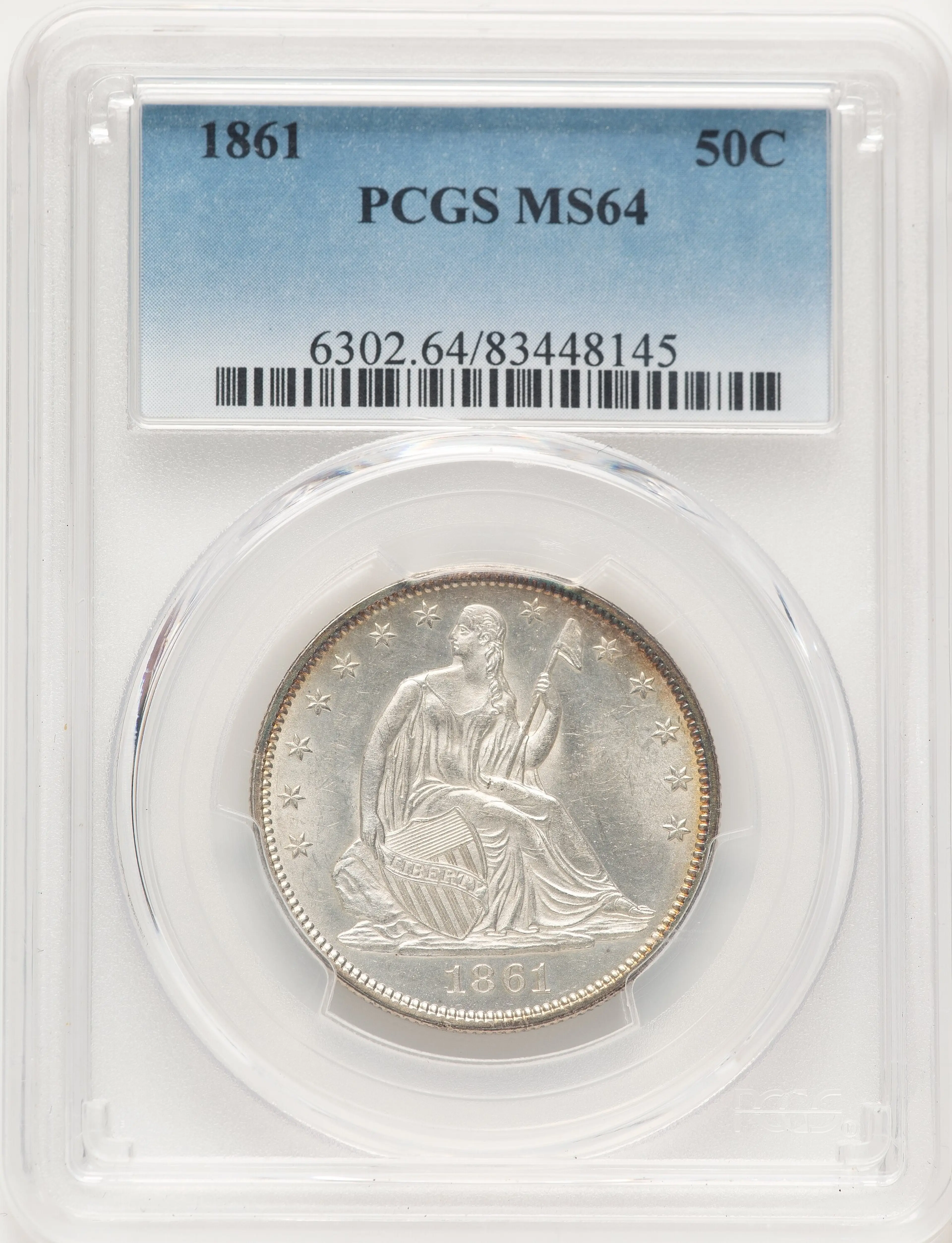 1861 50C, MS