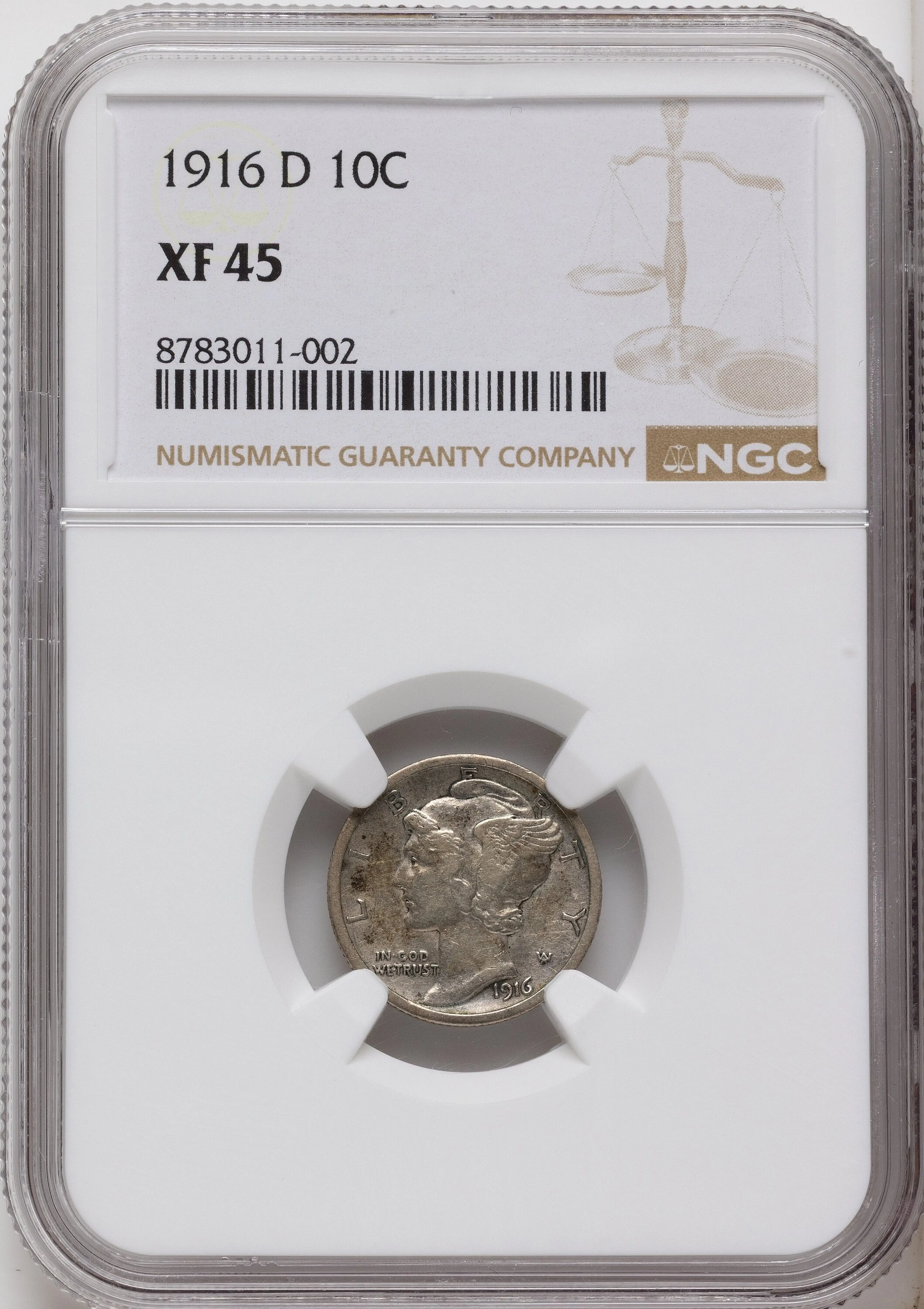 1916-D 10C