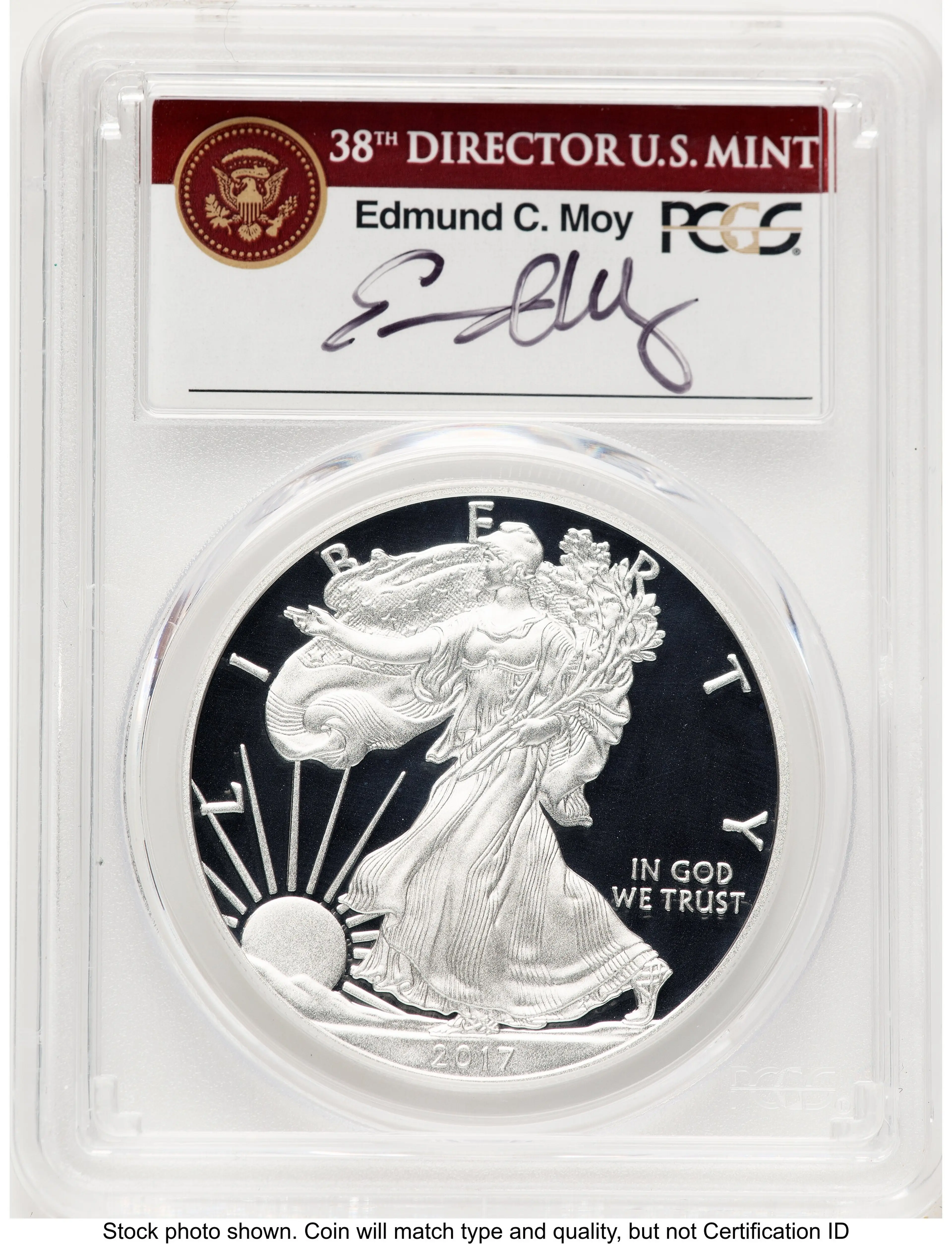 2017-W Proof Silver Eagle 1 oz FS Ed Moy