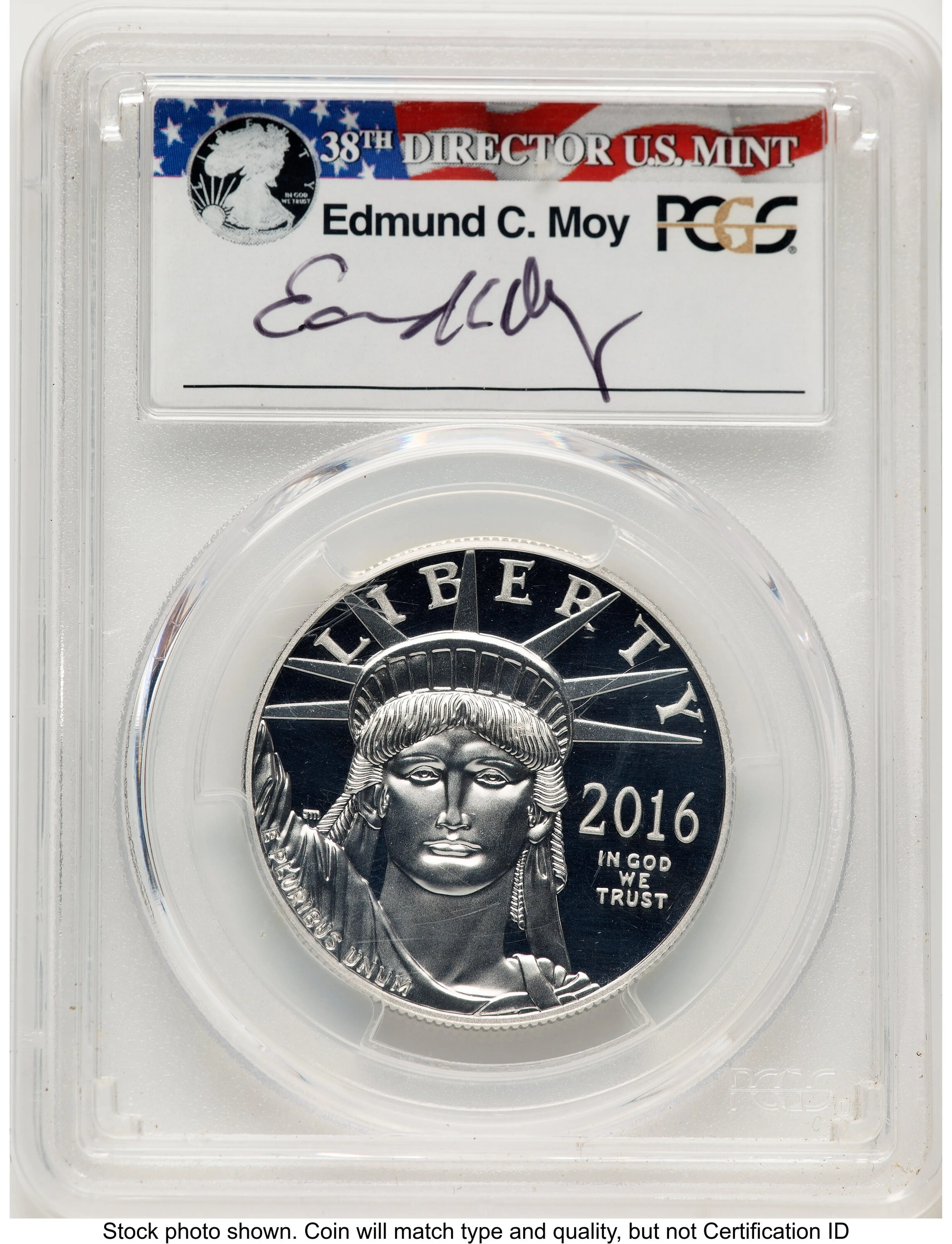 2016-W Proof Platinum Eagle 1 oz FS Ed Moy