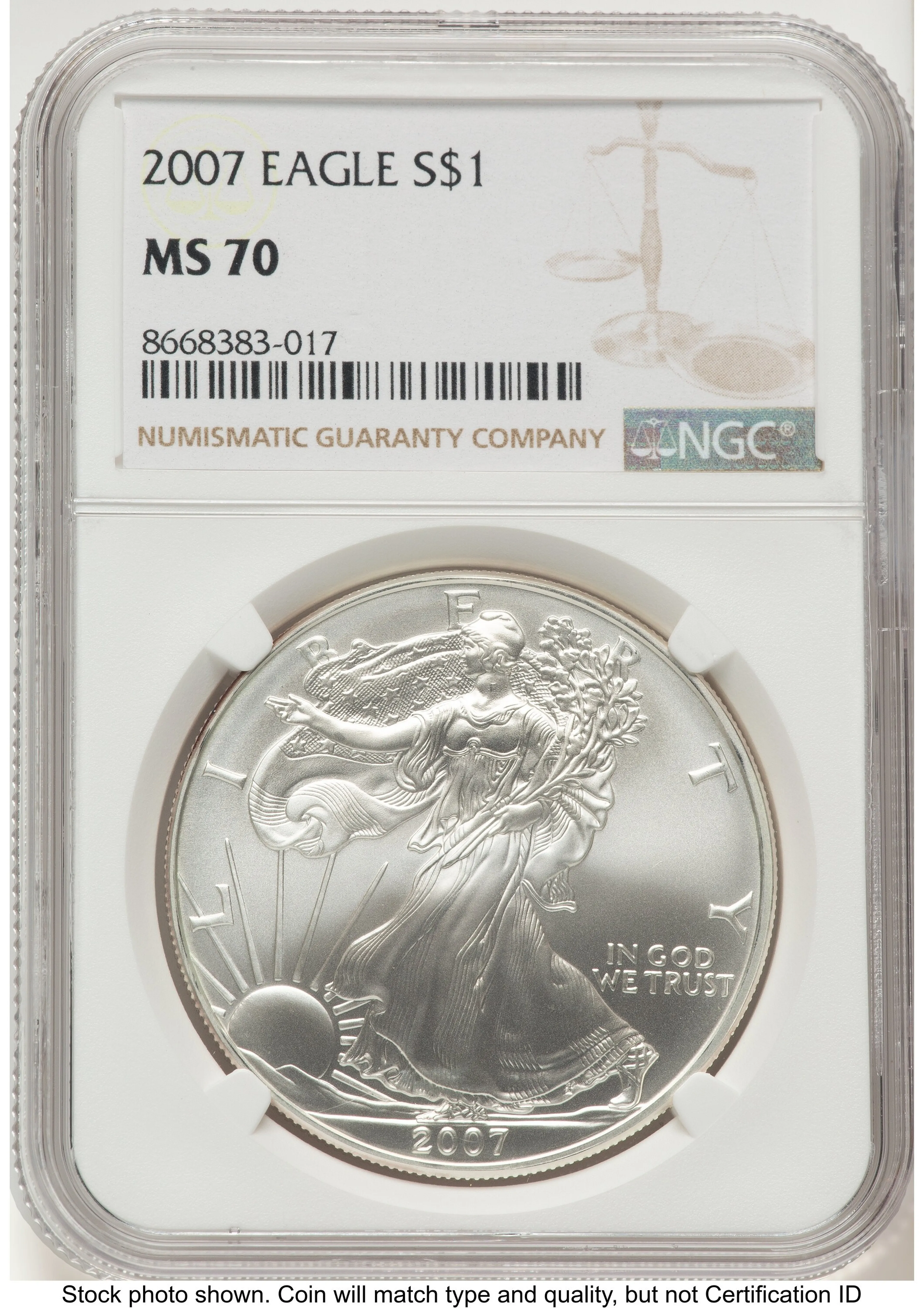 2007 Silver Eagle Brown Label - Image 1