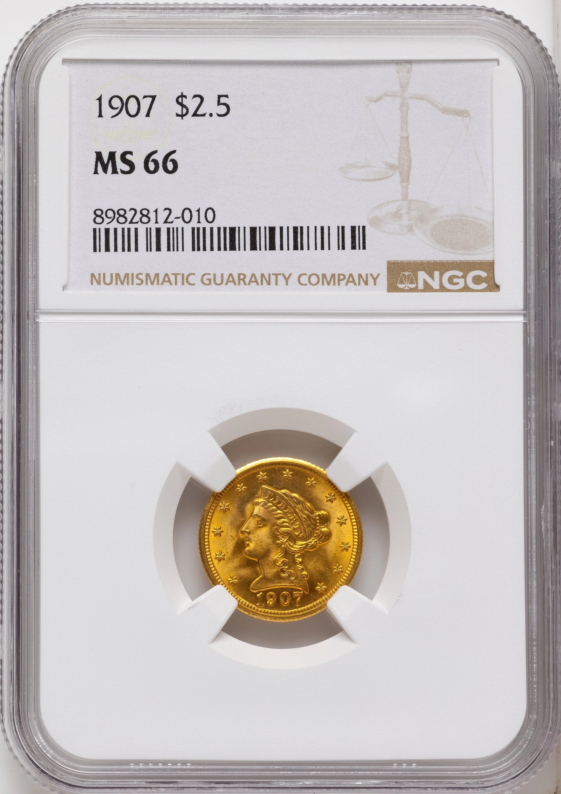 1907 $2 1/2