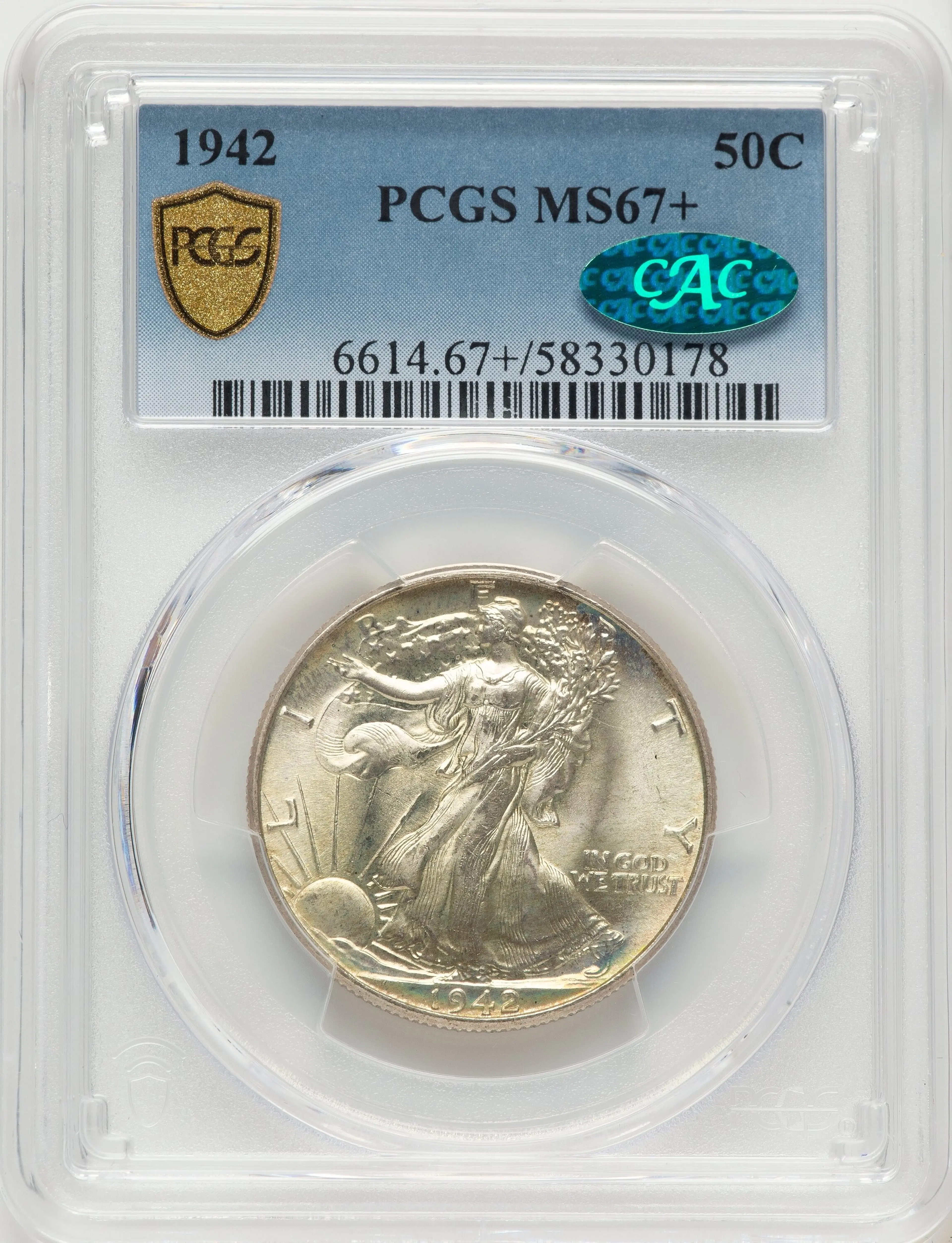 1942 50C, MSPCGS Plus