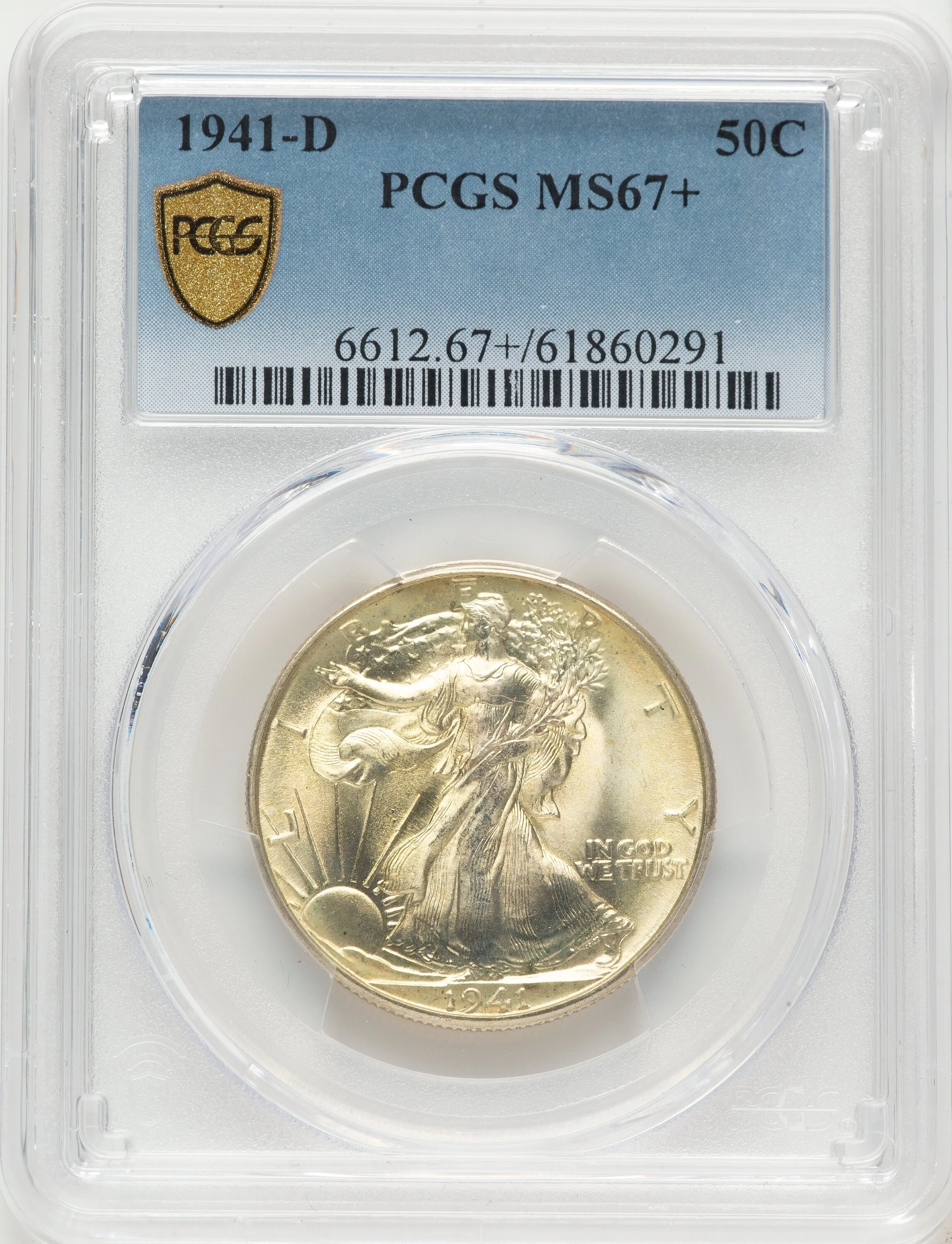 1941-D 50C, MSPCGS Plus