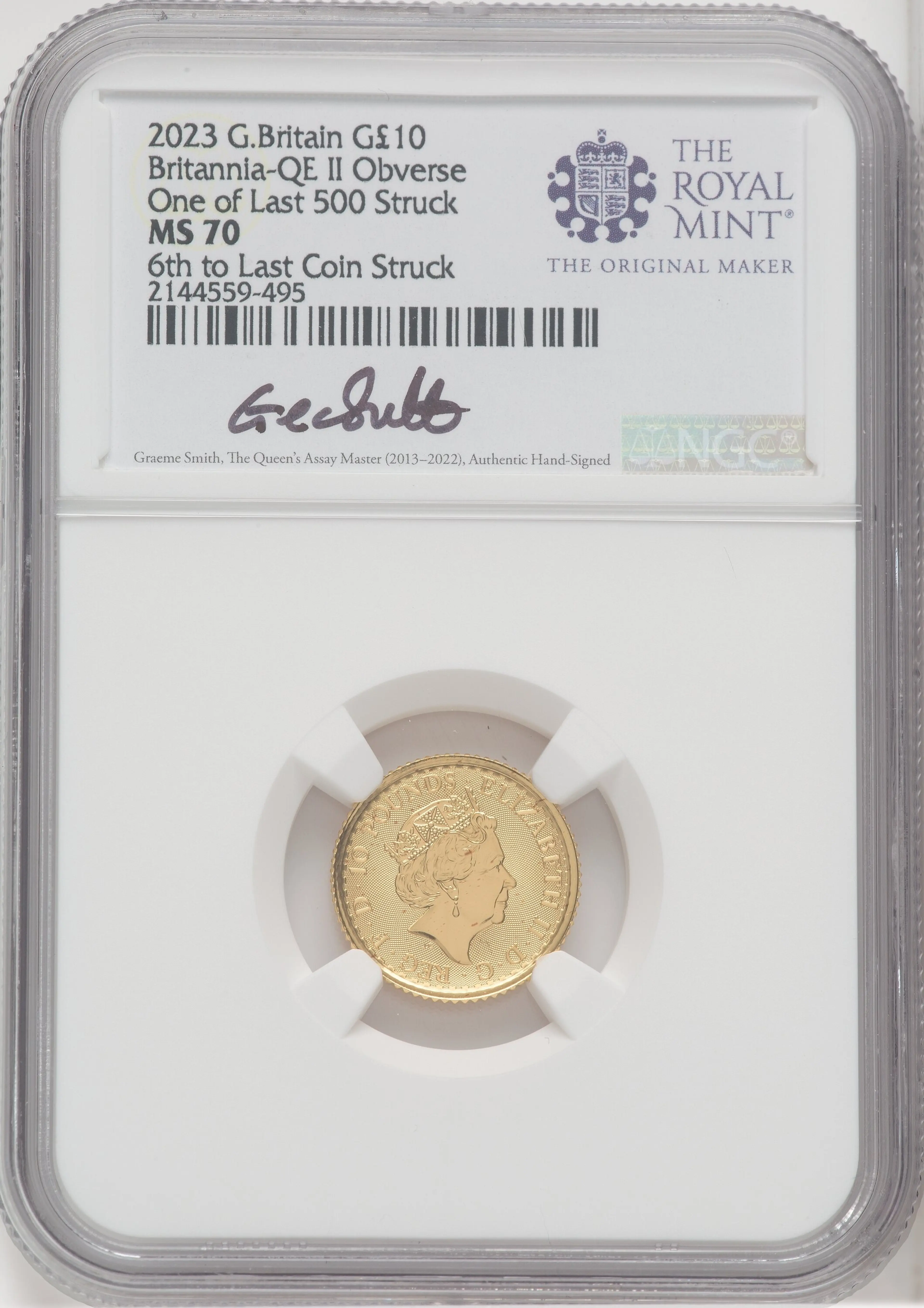 2023 G.B. G10 BRITANNIA 2 COIN KING AND QUEEN SET #6