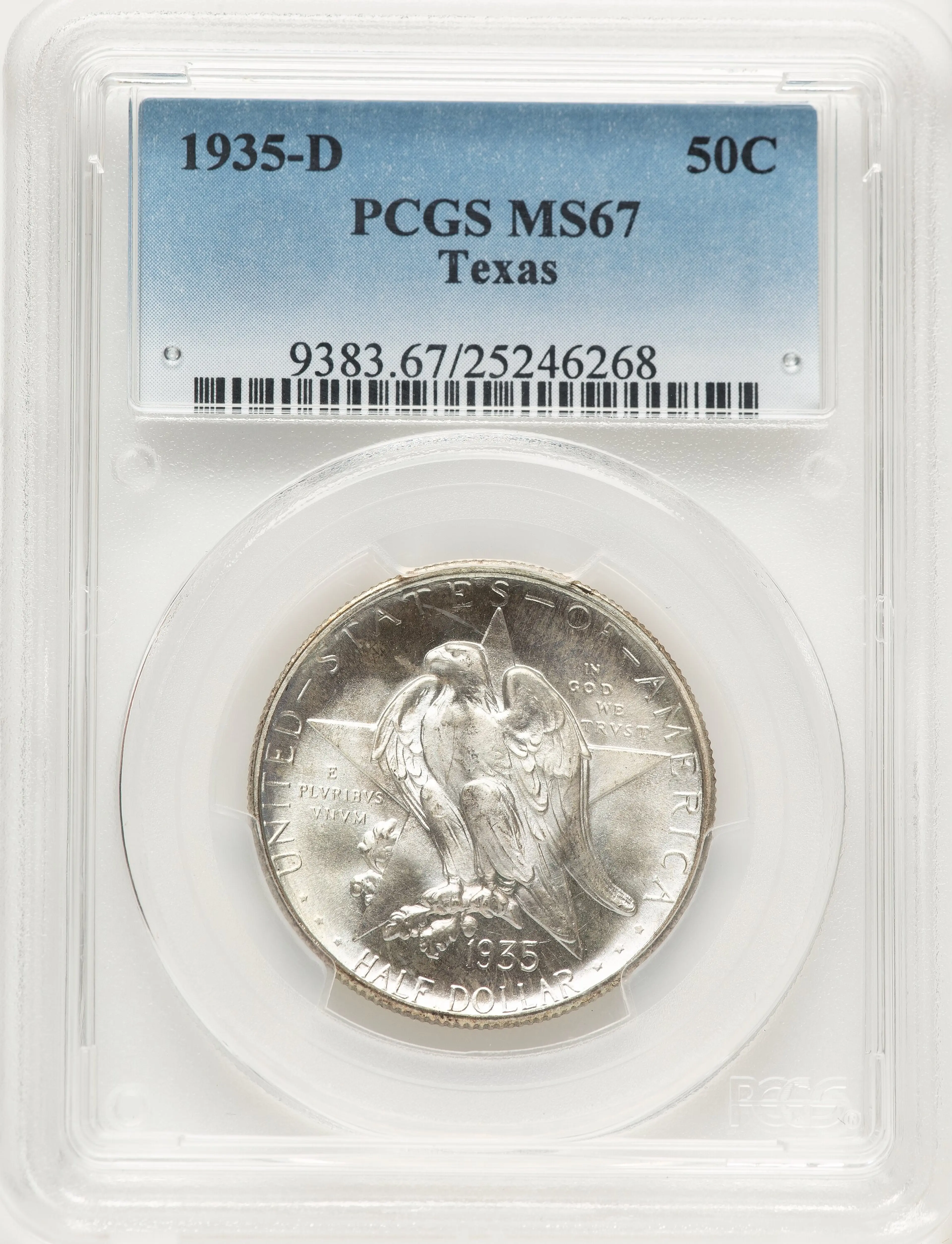 1935-D 50C Texas, MS