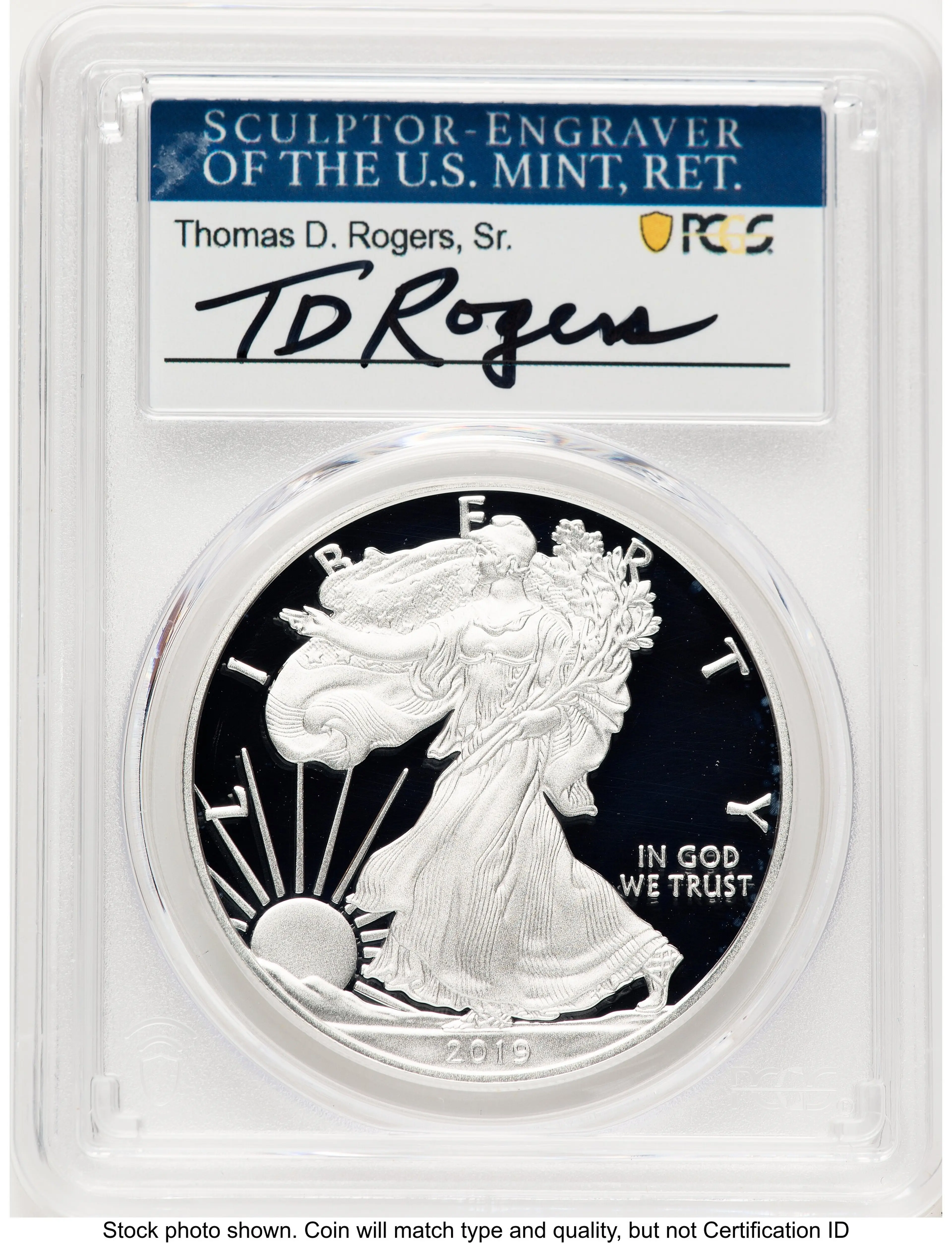 2019-W Proof Silver Eagle 1 oz TD Rogers