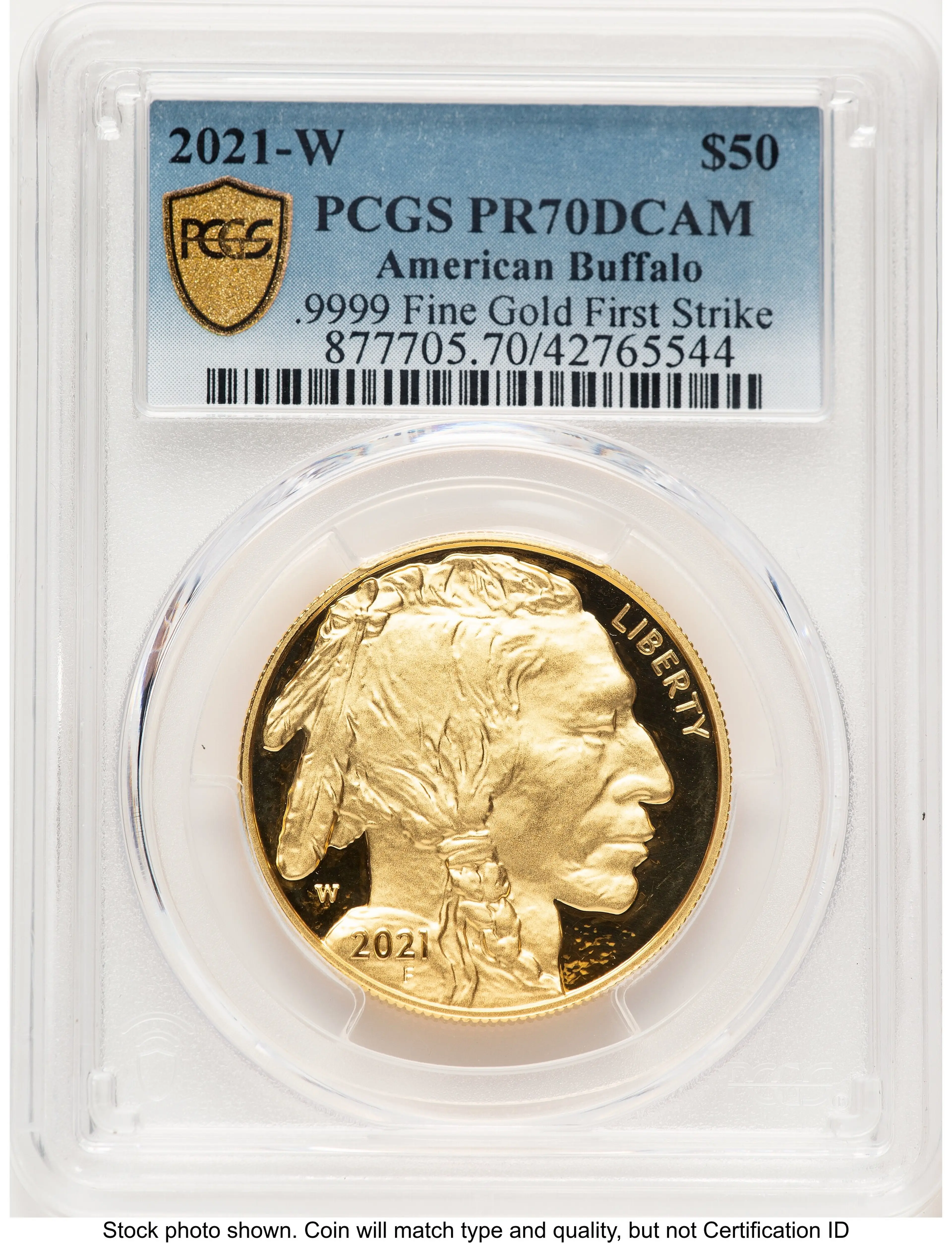 2021-W Proof Gold Buffalo 1 oz