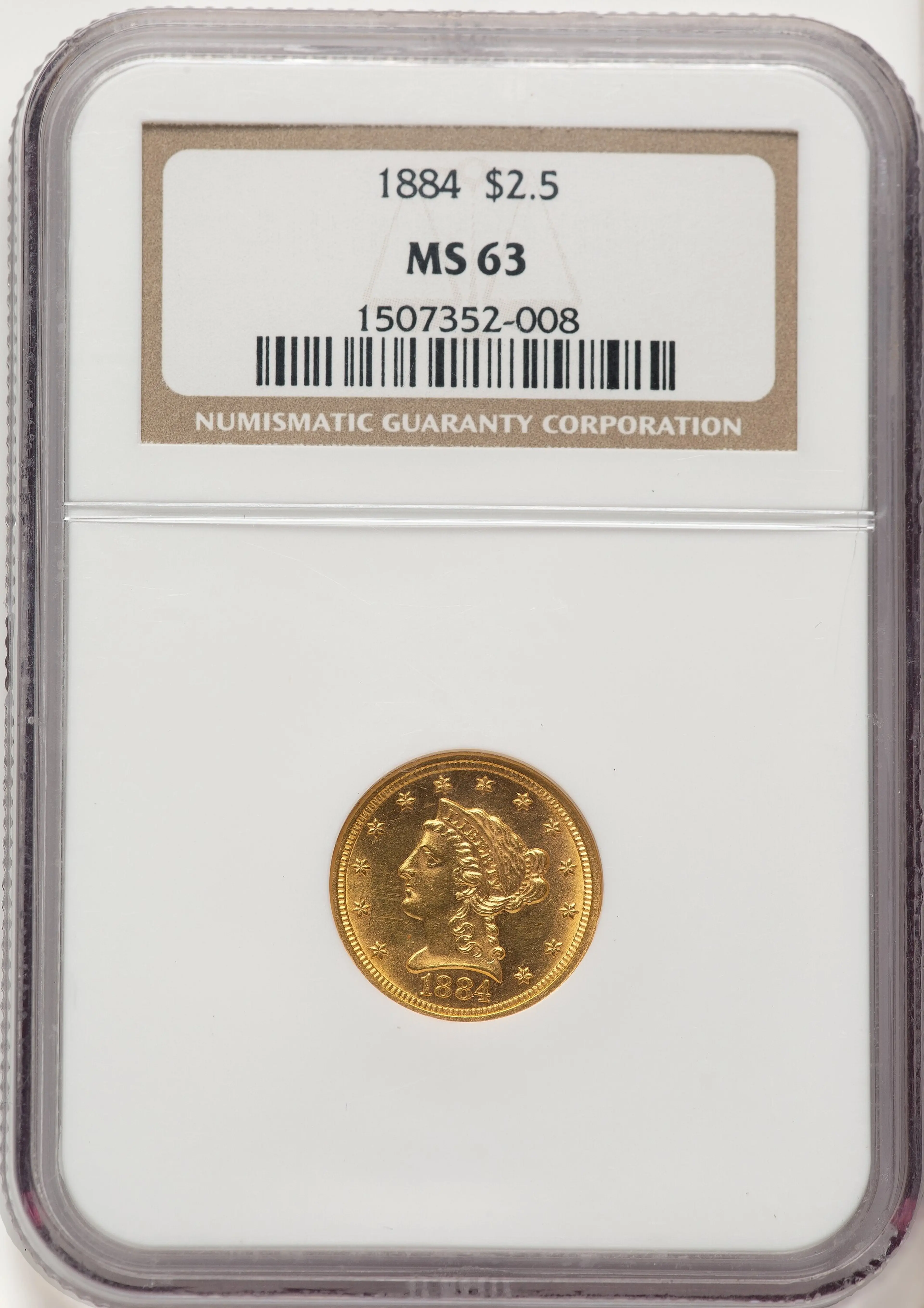 1884 $2 1/2