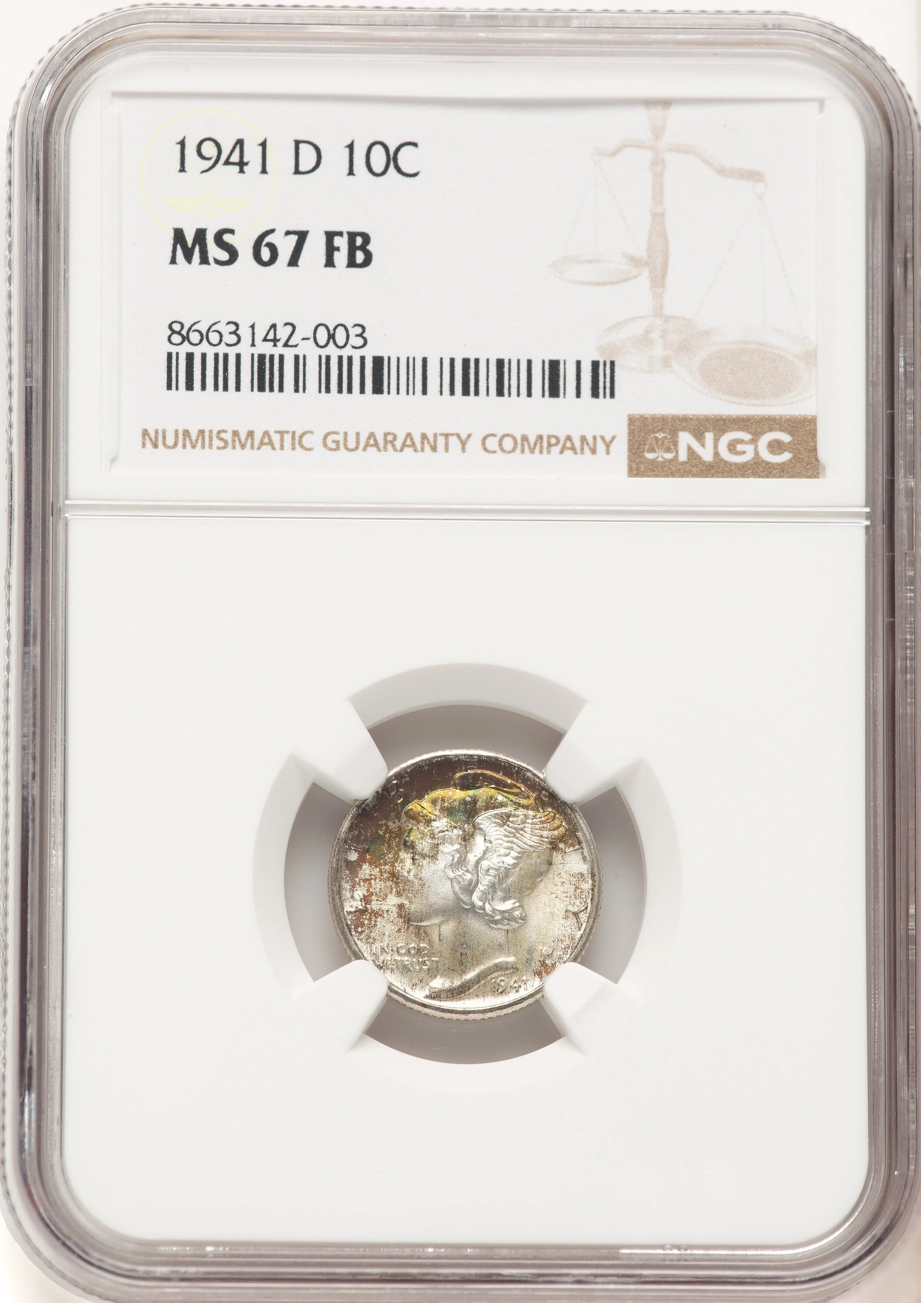 1941-D 10C, FB - Image 1