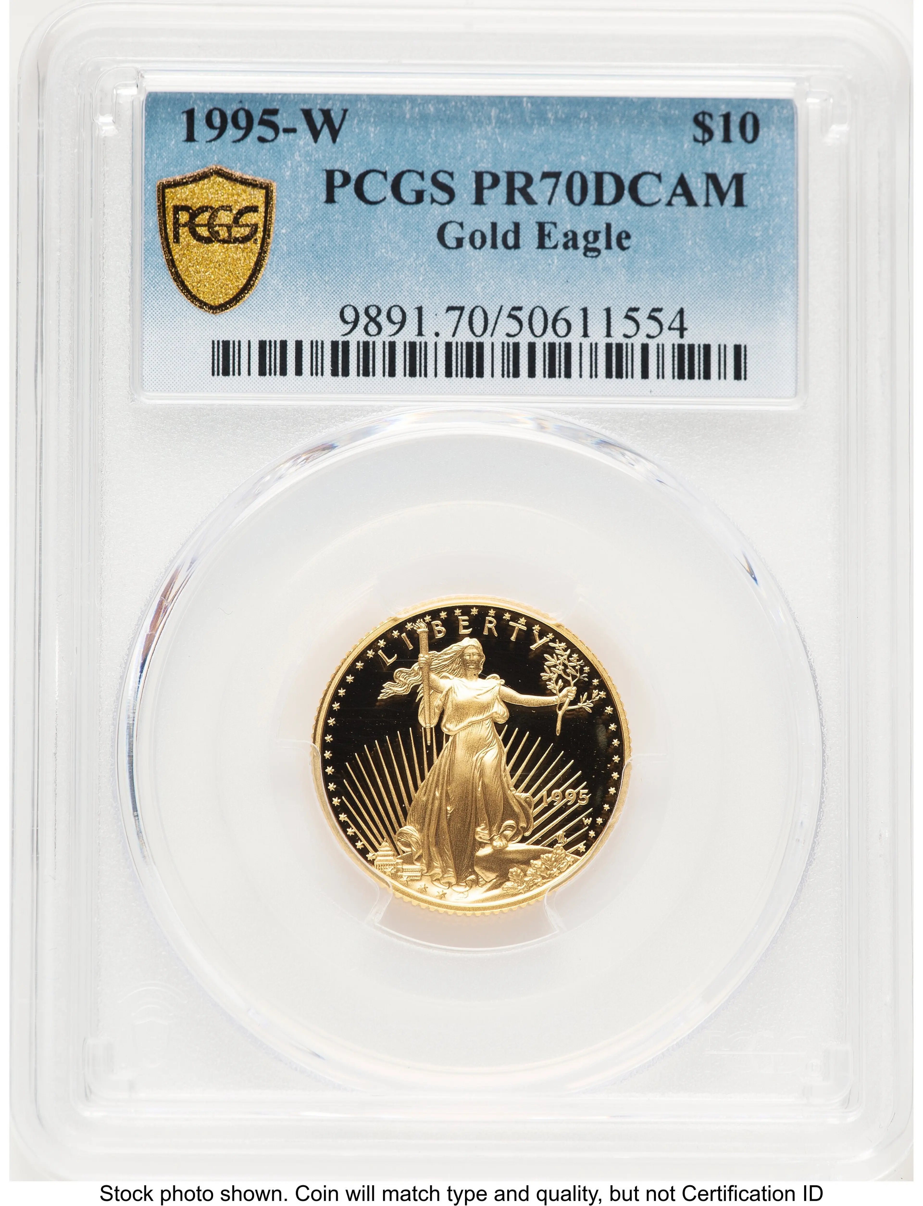 1995-W Proof Gold Eagle 1/4 oz