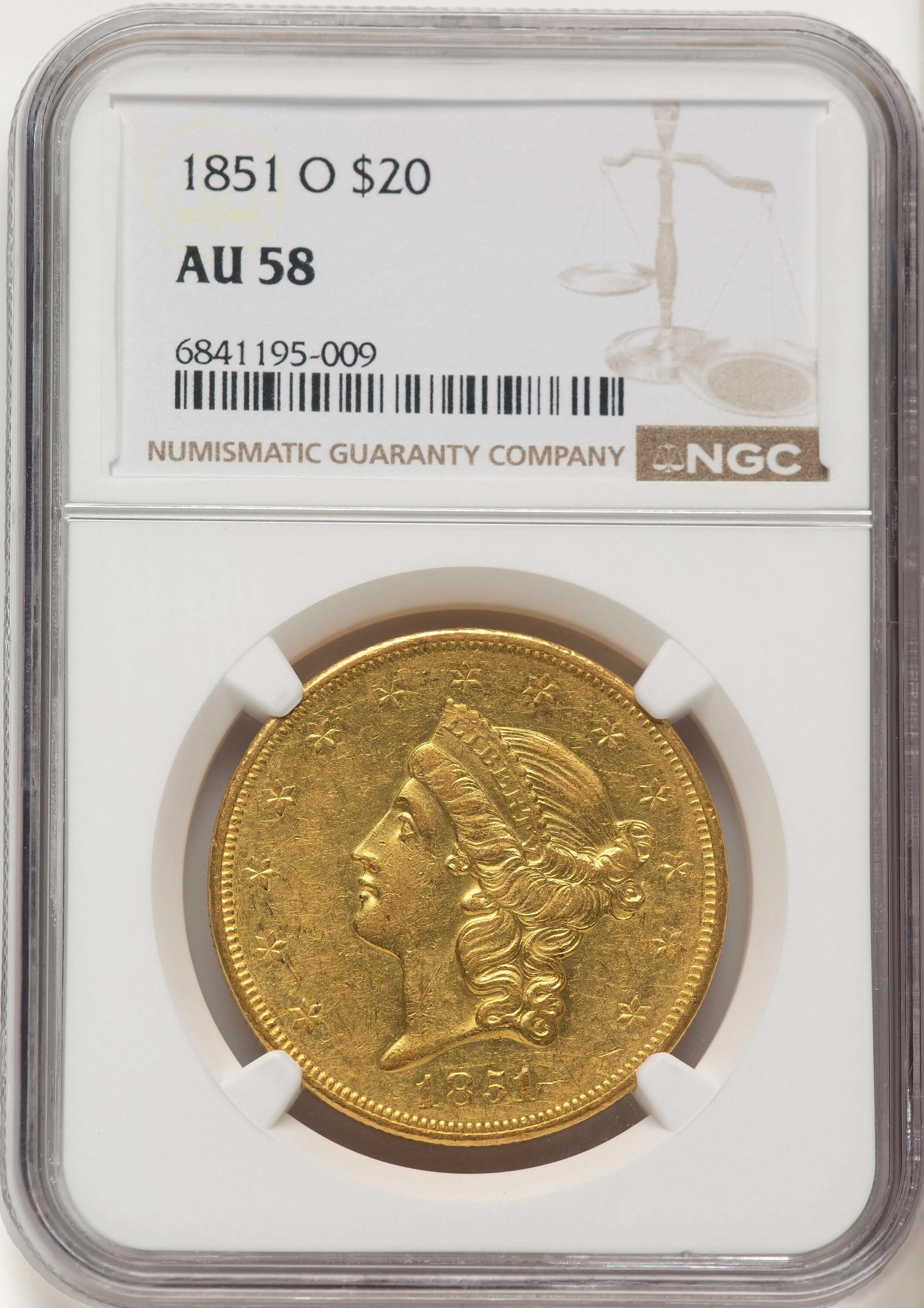 1851-O $20