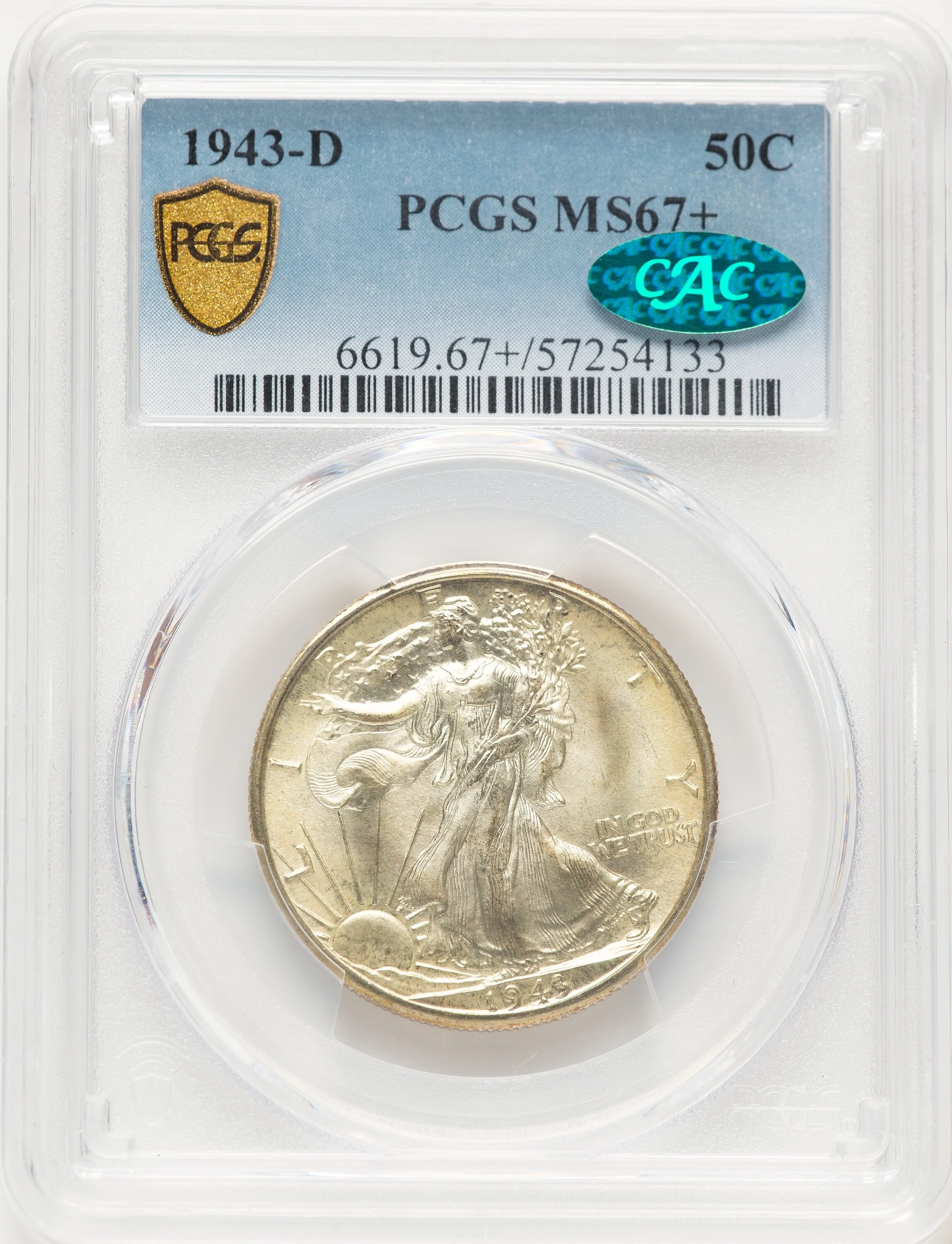 1943-D 50CPCGS Plus